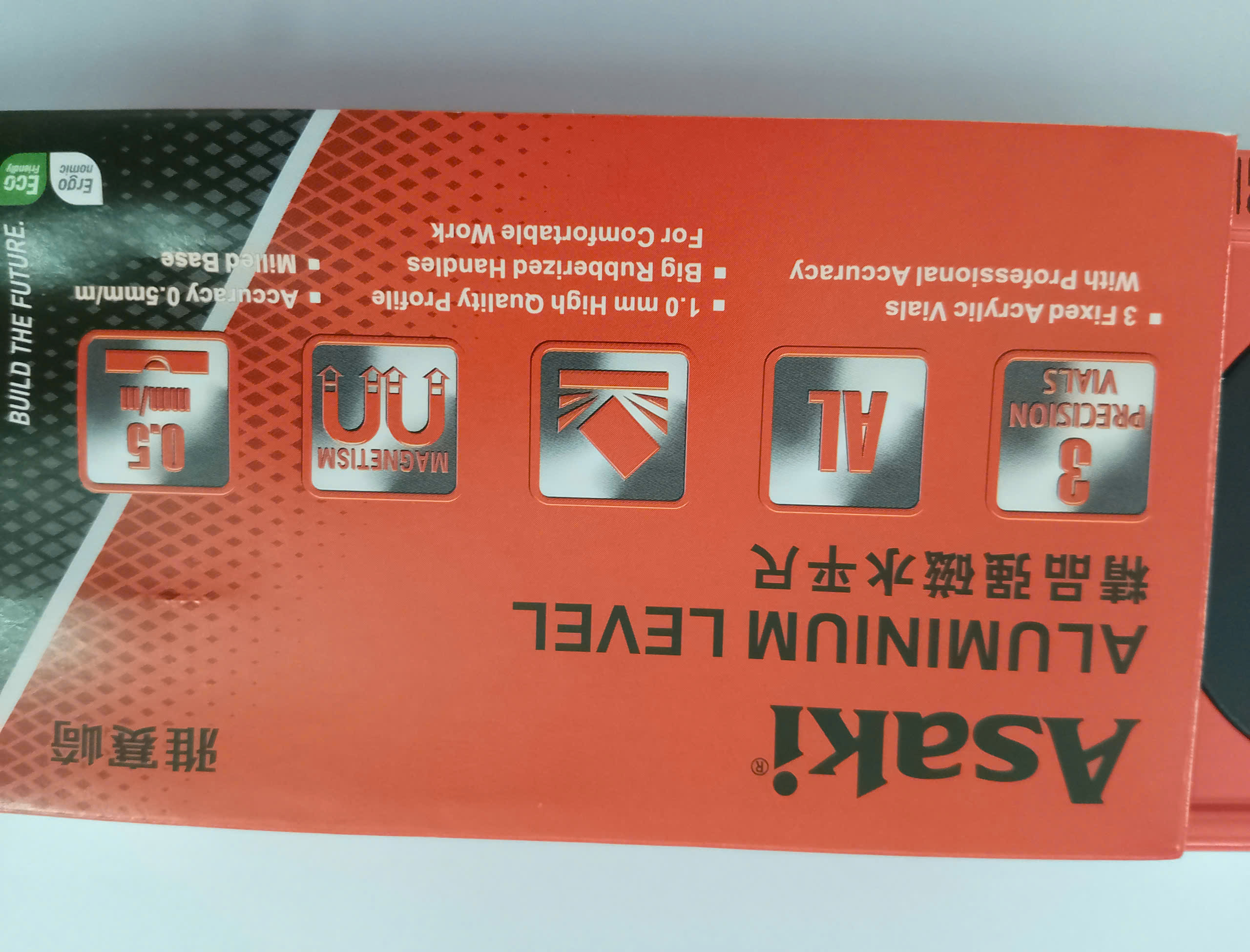 Hình ảnh 9 của mặt hàng Thước thủy cao cấp (có nam châm và túi đựng) 500mm Asaki AK-0250