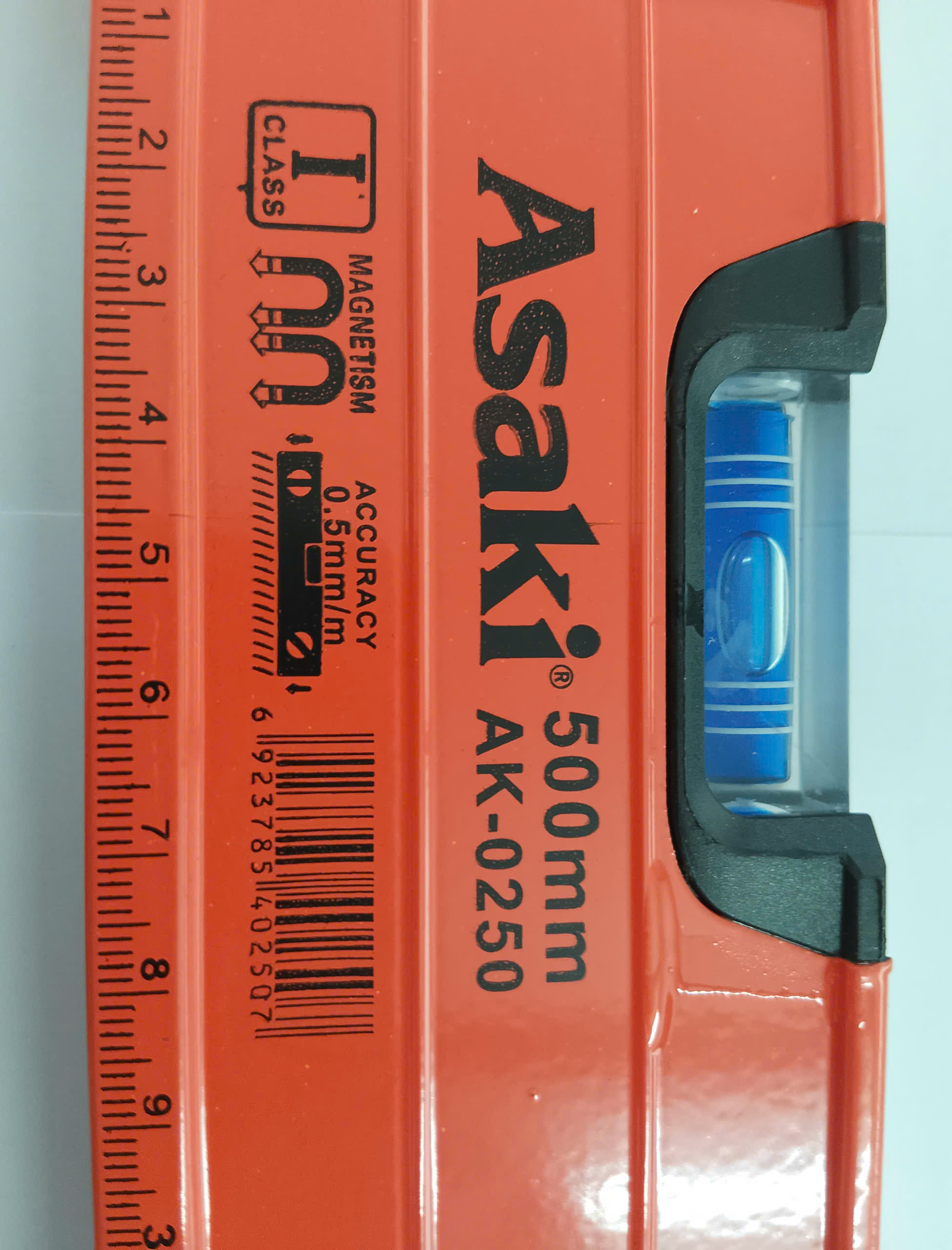 Hình ảnh 10 của mặt hàng Thước thủy cao cấp (có nam châm và túi đựng) 500mm Asaki AK-0250