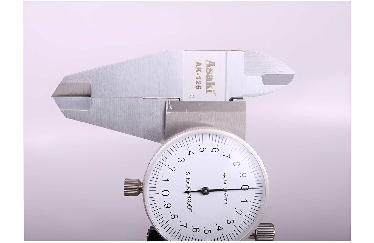 Hình ảnh 3 của mặt hàng Thước cặp đồng hồ inox 0 - 150mm Asaki AK-2907