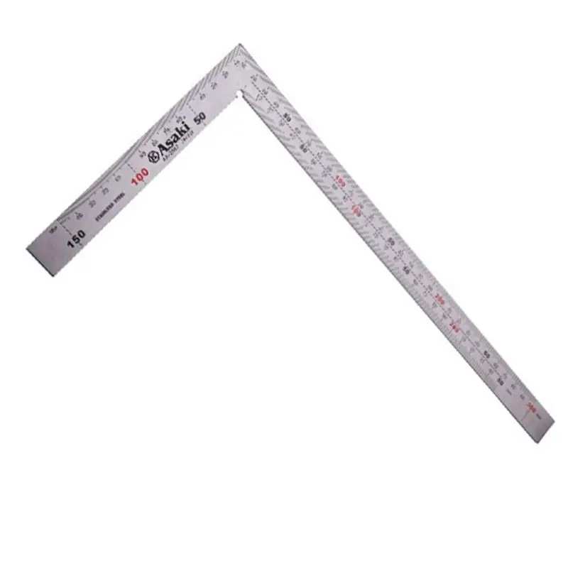 Hình ảnh 4 của mặt hàng Thước Eke cơ khí inox 25cm x 50cm Asaki AK-2583