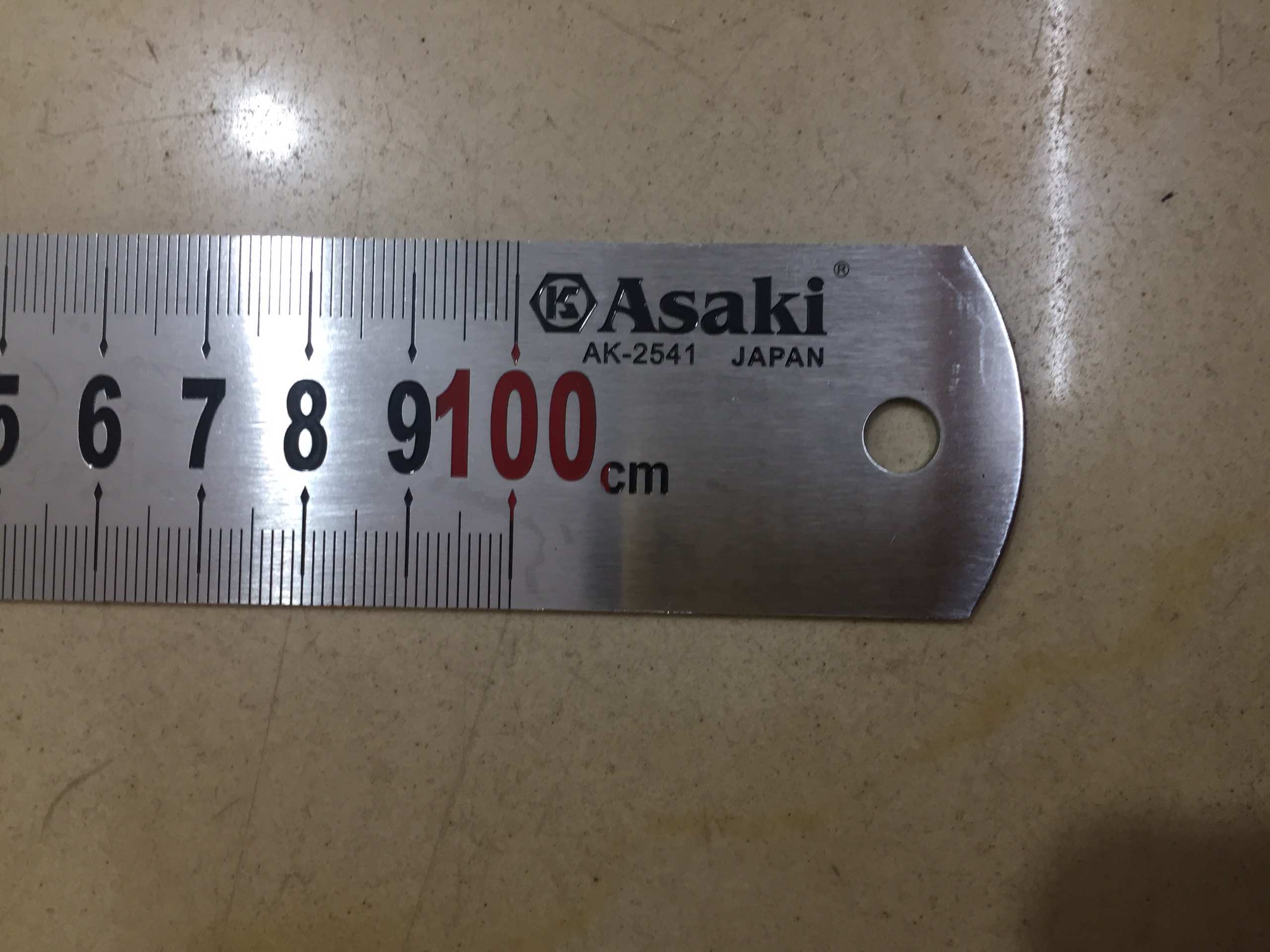 Hình ảnh 4 của mặt hàng Thước lá inox 1000mm Asaki AK-2541