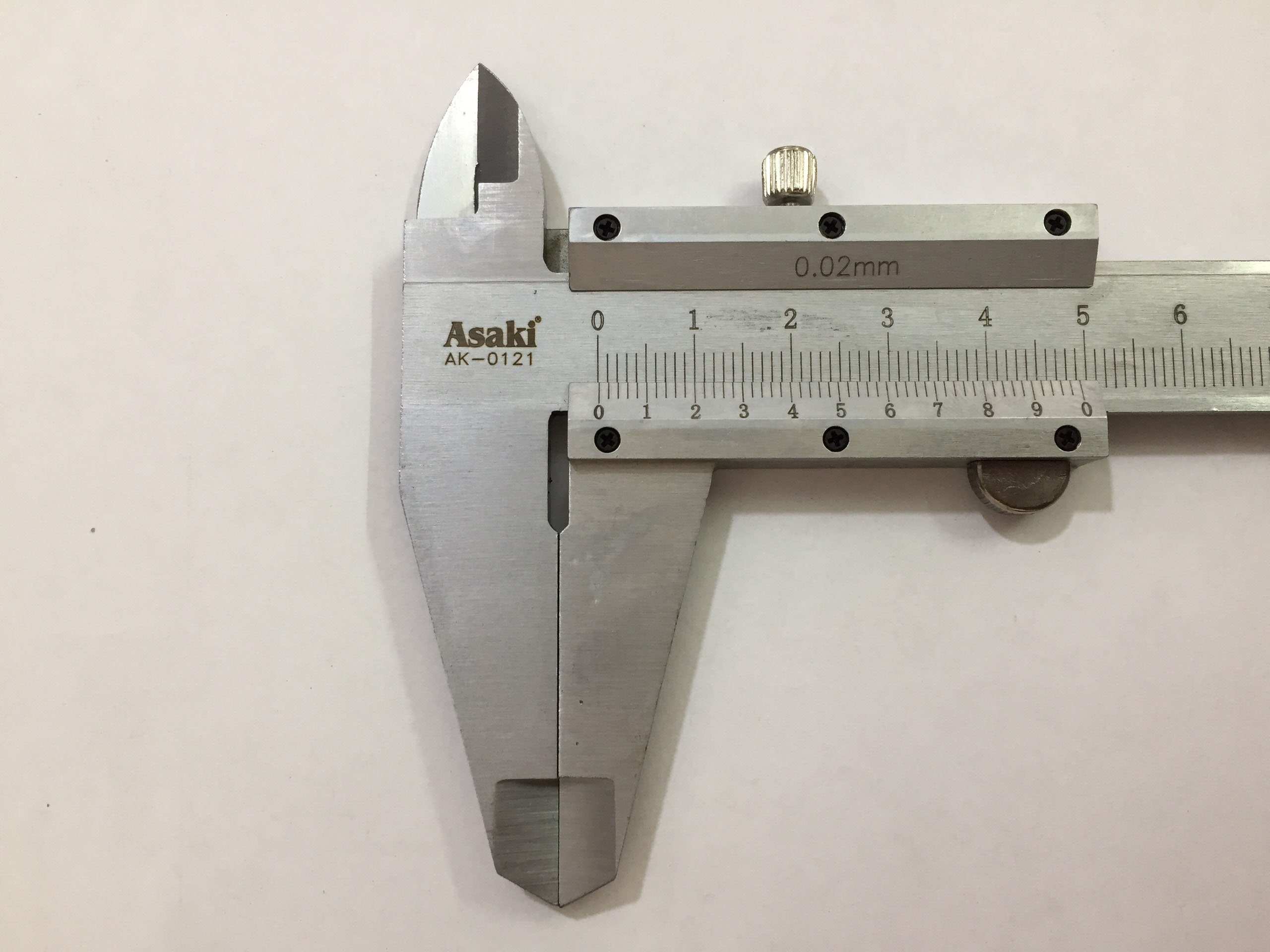 Hình ảnh 9 của mặt hàng Thước cặp cơ 0 - 200mm Asaki AK-0121