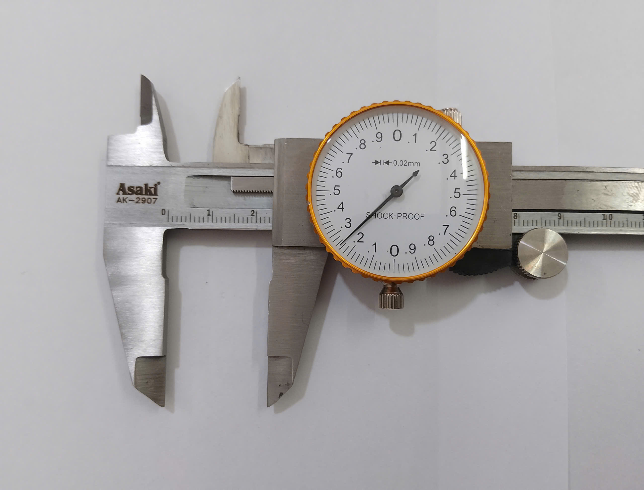 Hình ảnh 21 của mặt hàng Thước cặp đồng hồ inox 0 - 150mm Asaki AK-2907