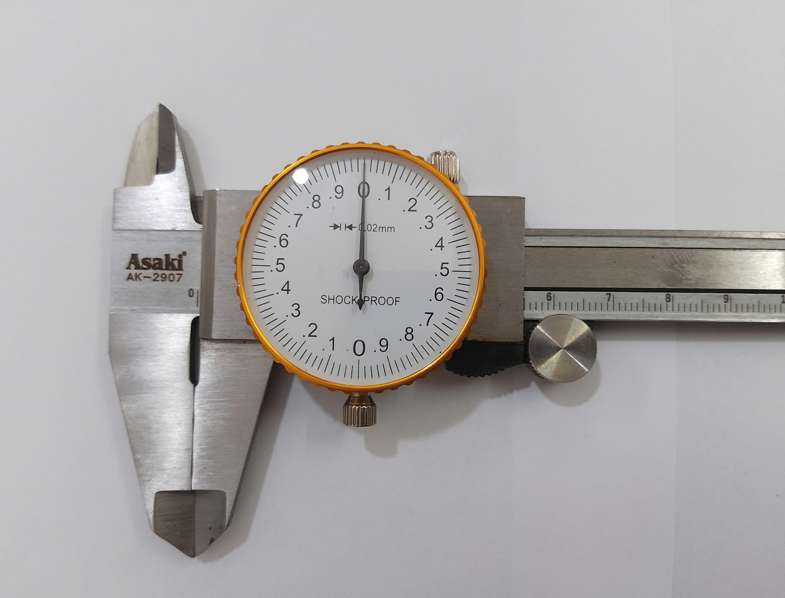 Hình ảnh 14 của mặt hàng Thước cặp đồng hồ inox 0 - 150mm Asaki AK-2907