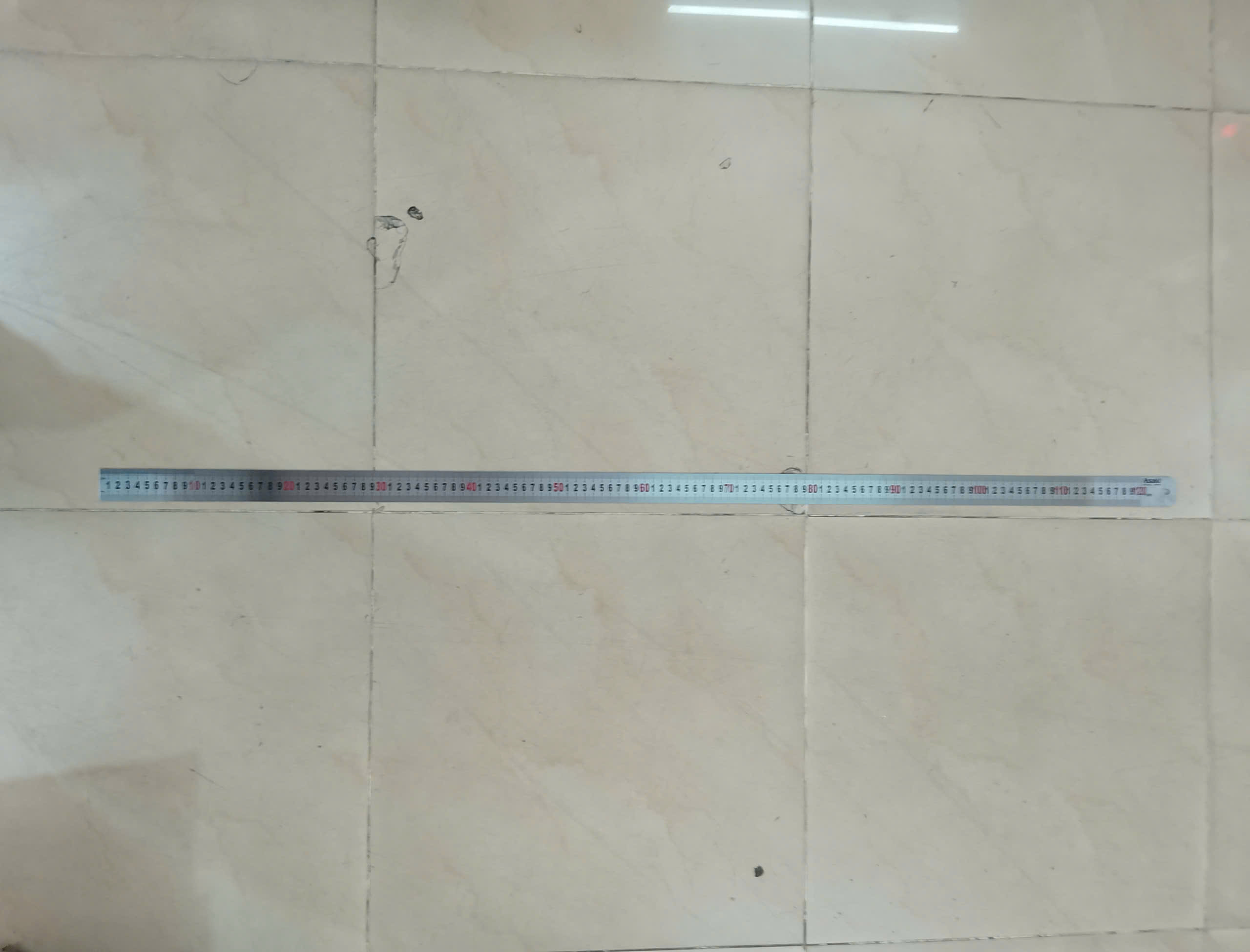 Hình ảnh 2 của mặt hàng Thước lá inox 1200mm Asaki AK-2542