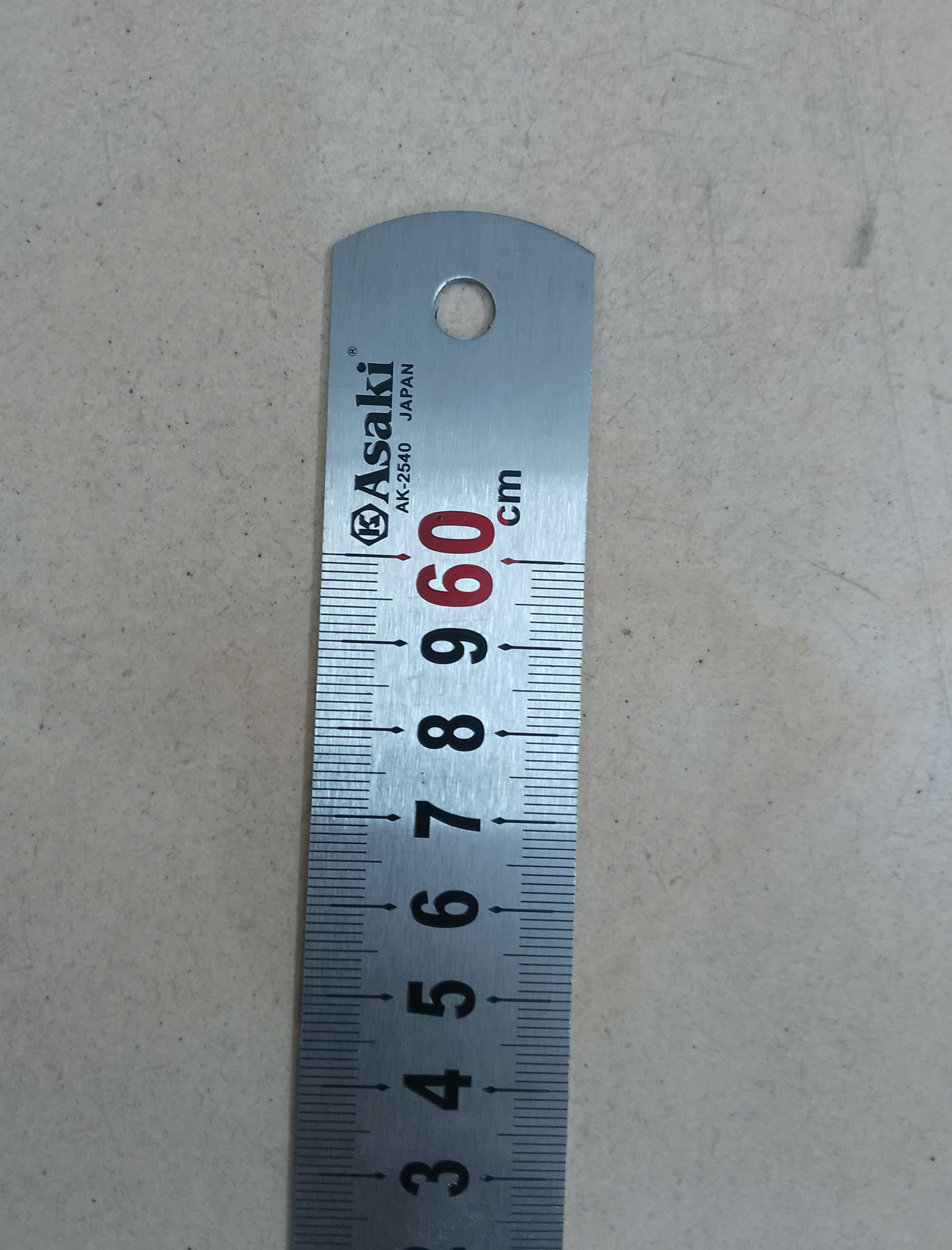 Hình ảnh 11 của mặt hàng Thước lá inox 600mm Asaki AK-2540