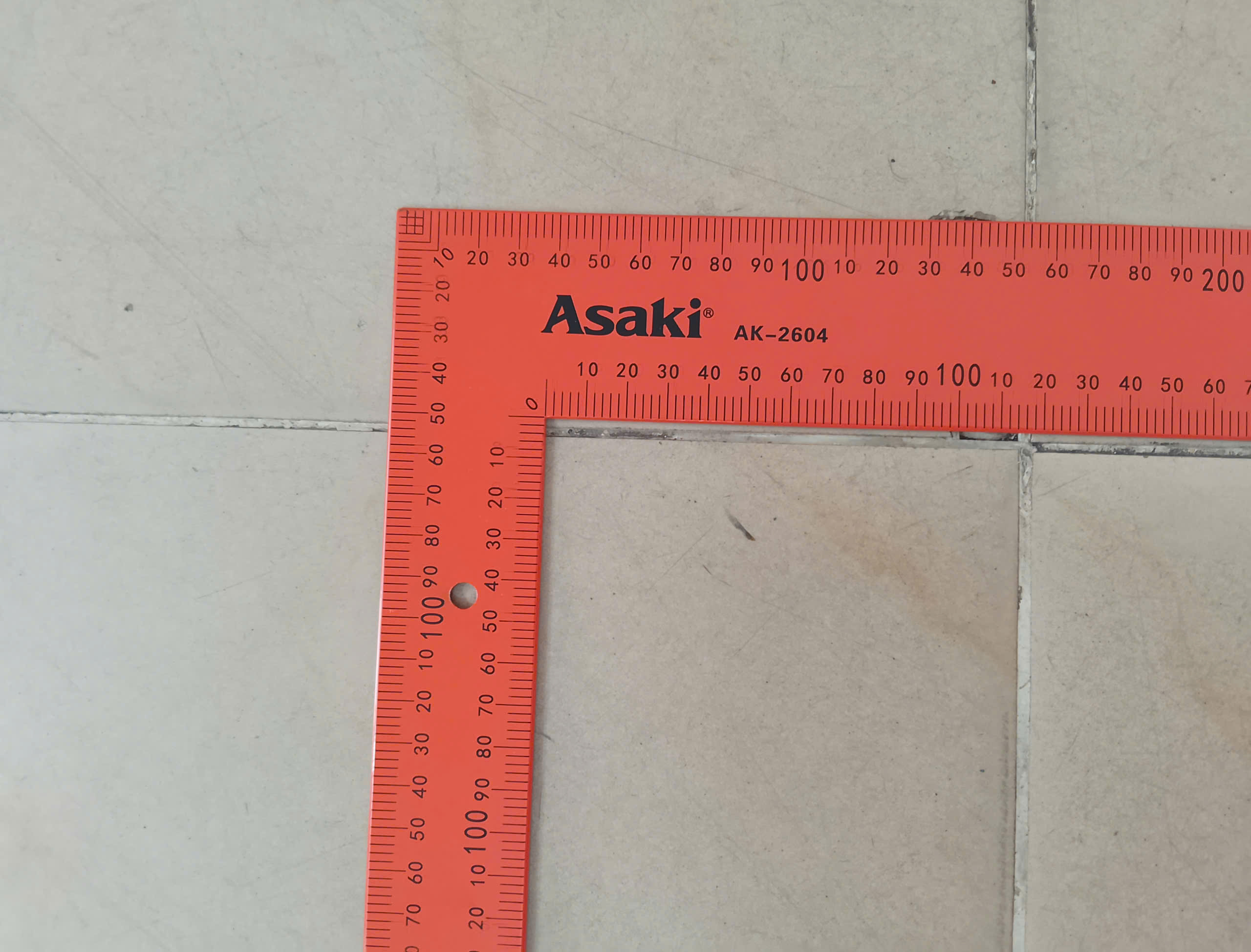 Hình ảnh 20 của mặt hàng Thước Eke cơ khí 40cm x 60cm Asaki AK-2604