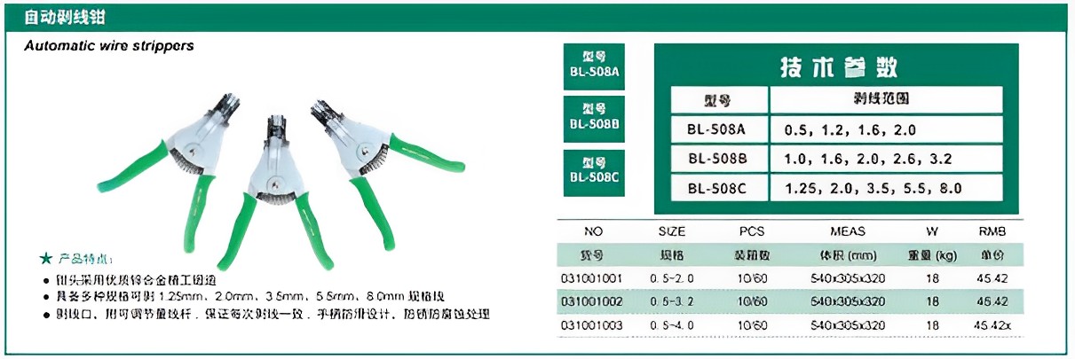 Hình ảnh 5 của mặt hàng Kìm tuốt dây tự động ABC