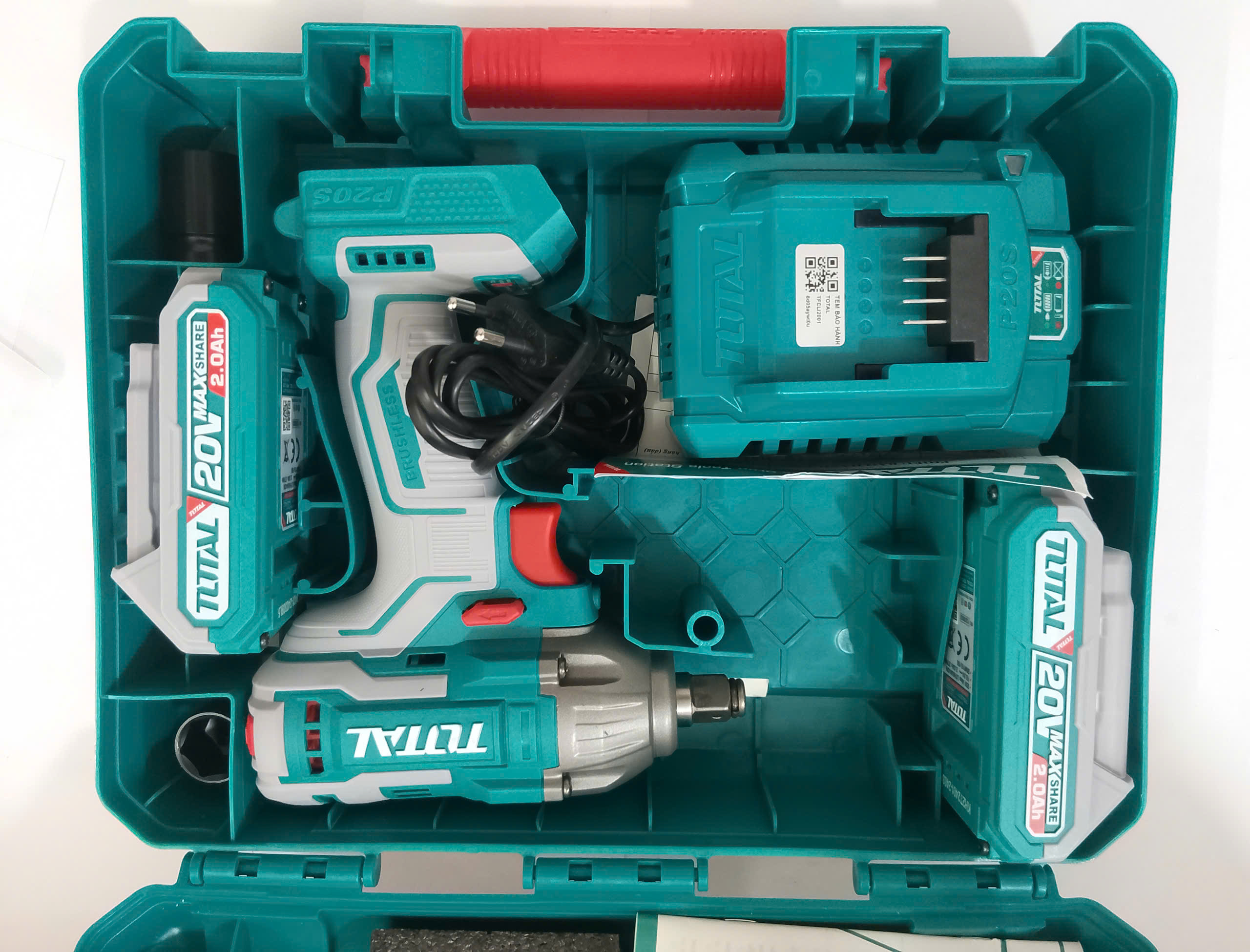 Hình ảnh 9 của mặt hàng Máy siết buloong dùng pin 20V total TIWLI2038