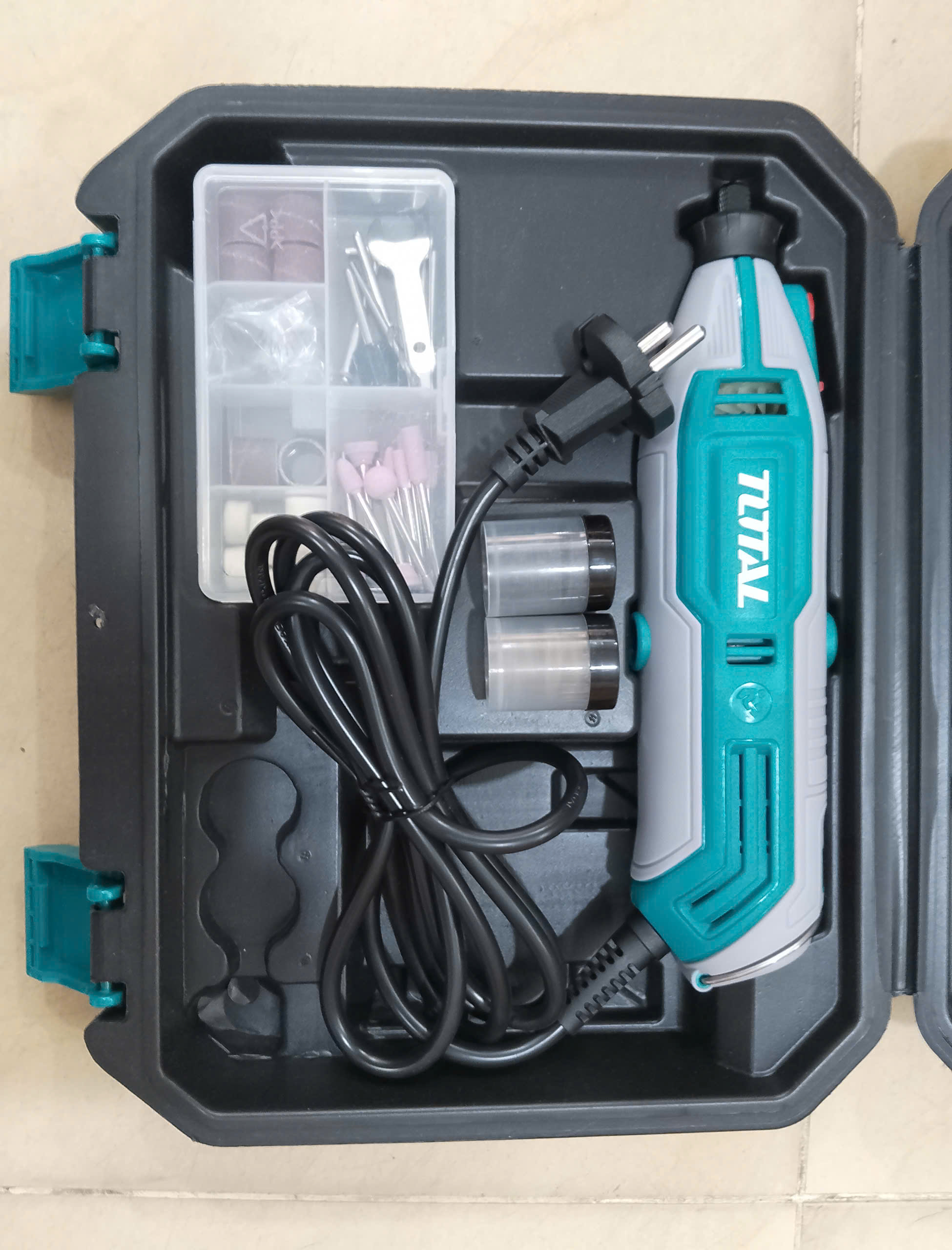 Hình ảnh 15 của mặt hàng MÁY MÀI KHUÔN MINI total TG513326 công suất 130W
