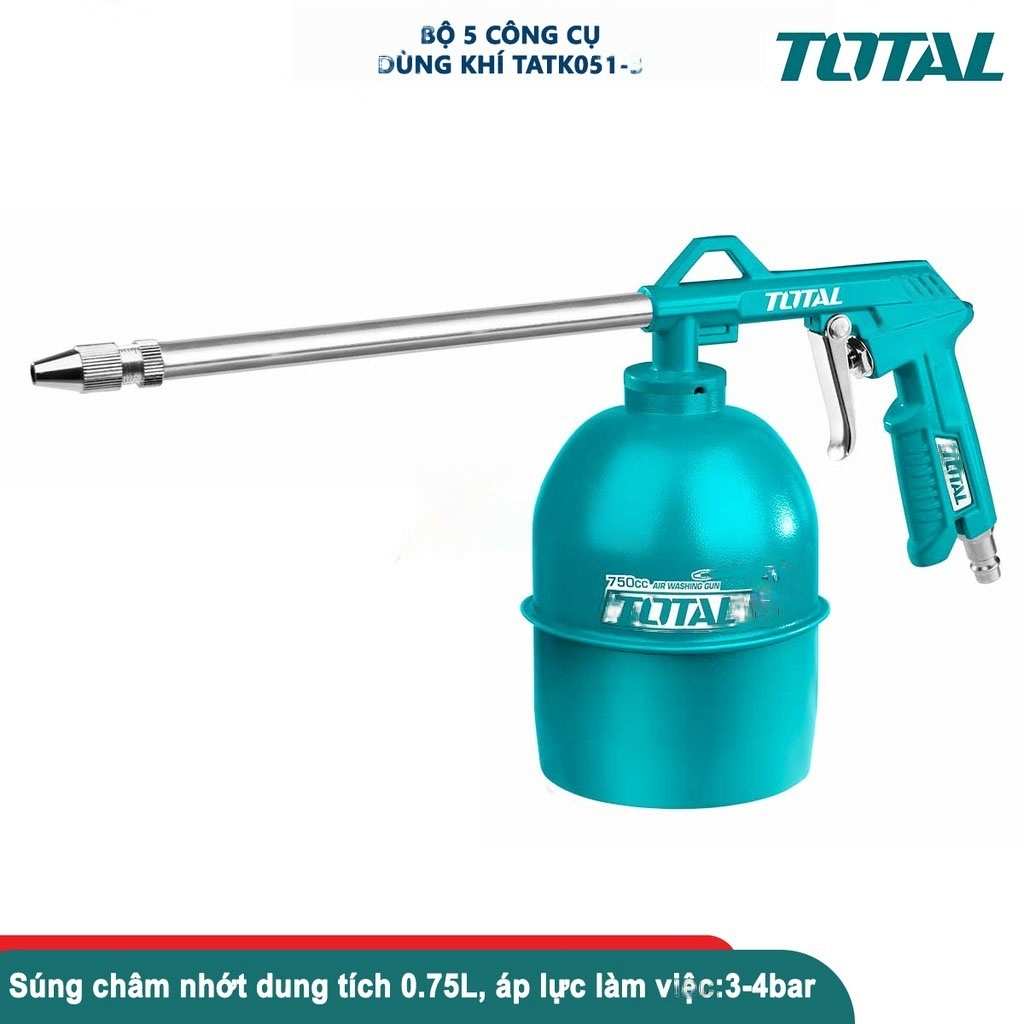 Hình ảnh 6 của mặt hàng Bộ 5 công cụ dùng khí total TATK051-3