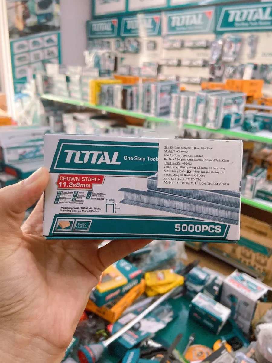 Hình ảnh 6 của mặt hàng Đinh bấm chữ U 10mm total TAC908101