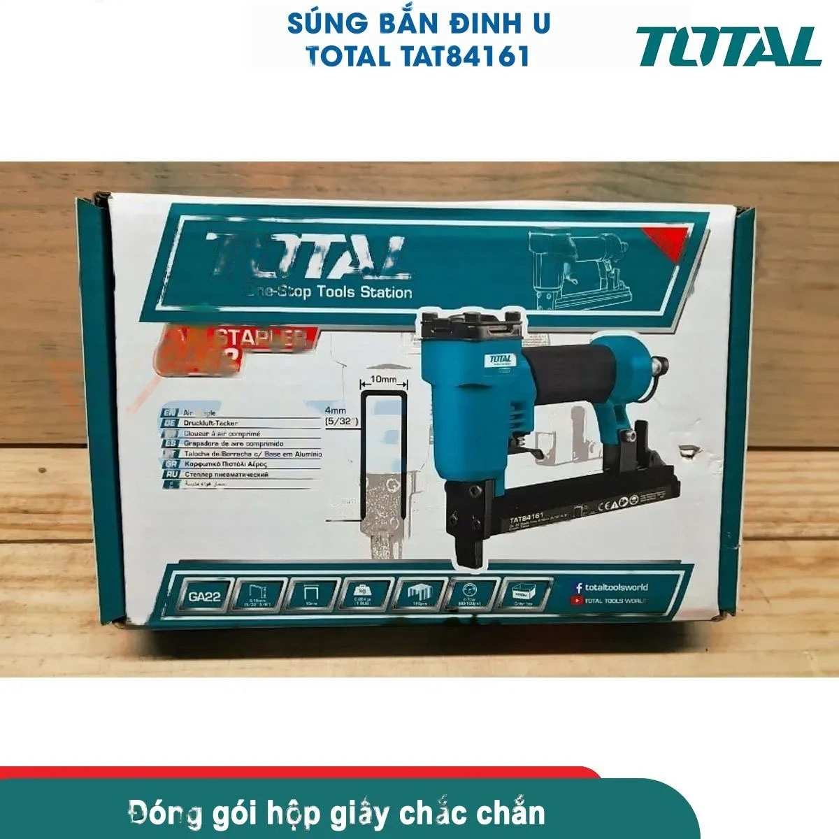 Hình ảnh 4 của mặt hàng Súng bắn đinh U dùng hơi total TAT84161