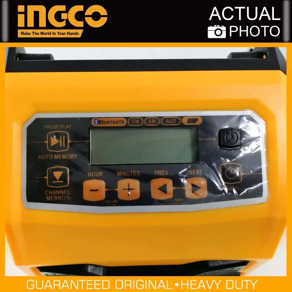 Hình ảnh 4 của mặt hàng Radio công trường dùng pin 20V Ingco CJRLI2001