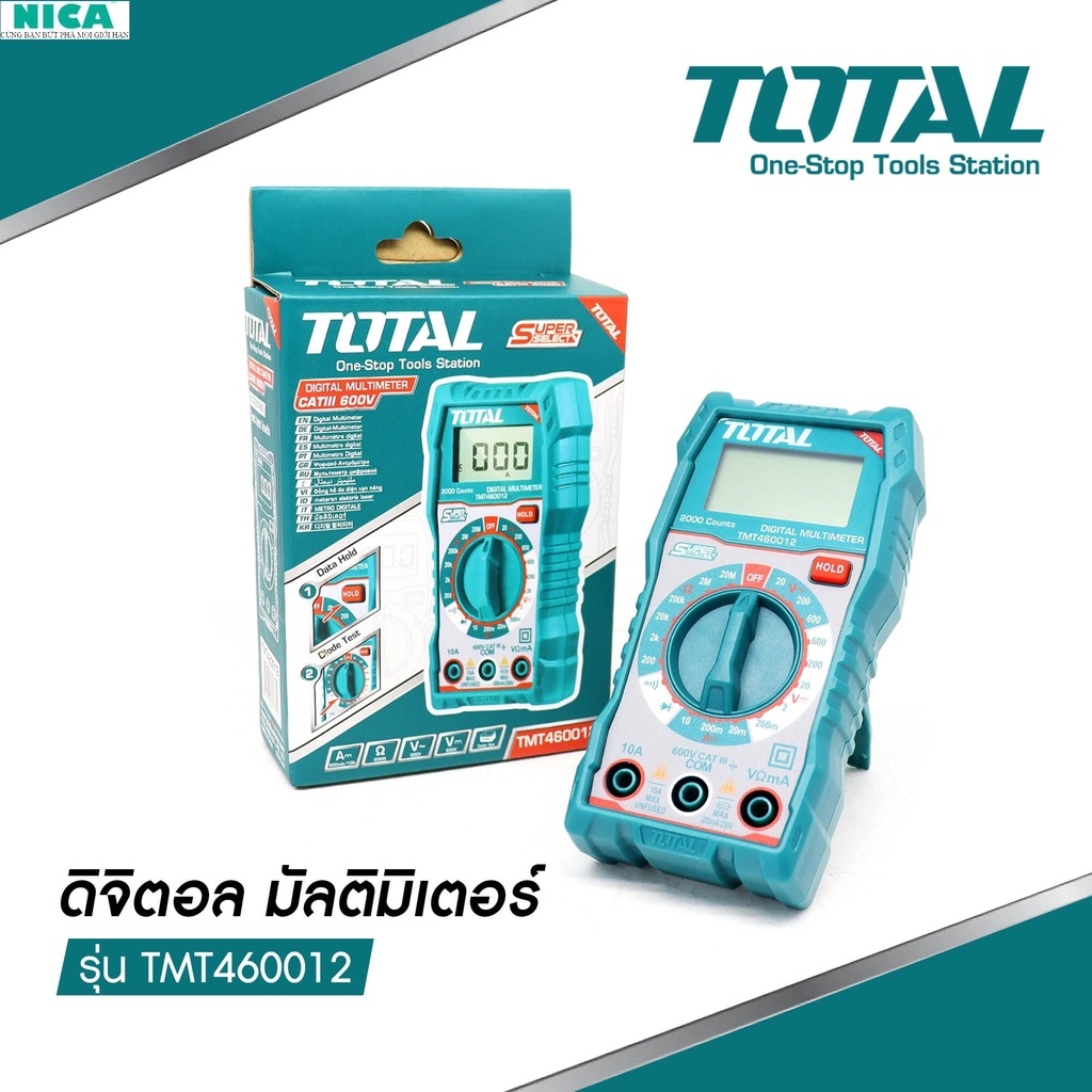 Hình ảnh 4 của mặt hàng Đồng hồ đo điện vạn năng total TMT460012
