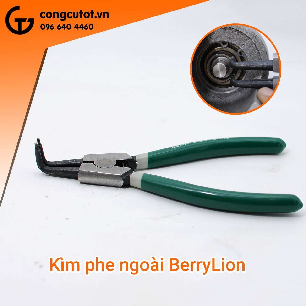 Hình ảnh 2 của mặt hàng Kìm phe  (Cong vô) 13"325mm Berrylion 014503325