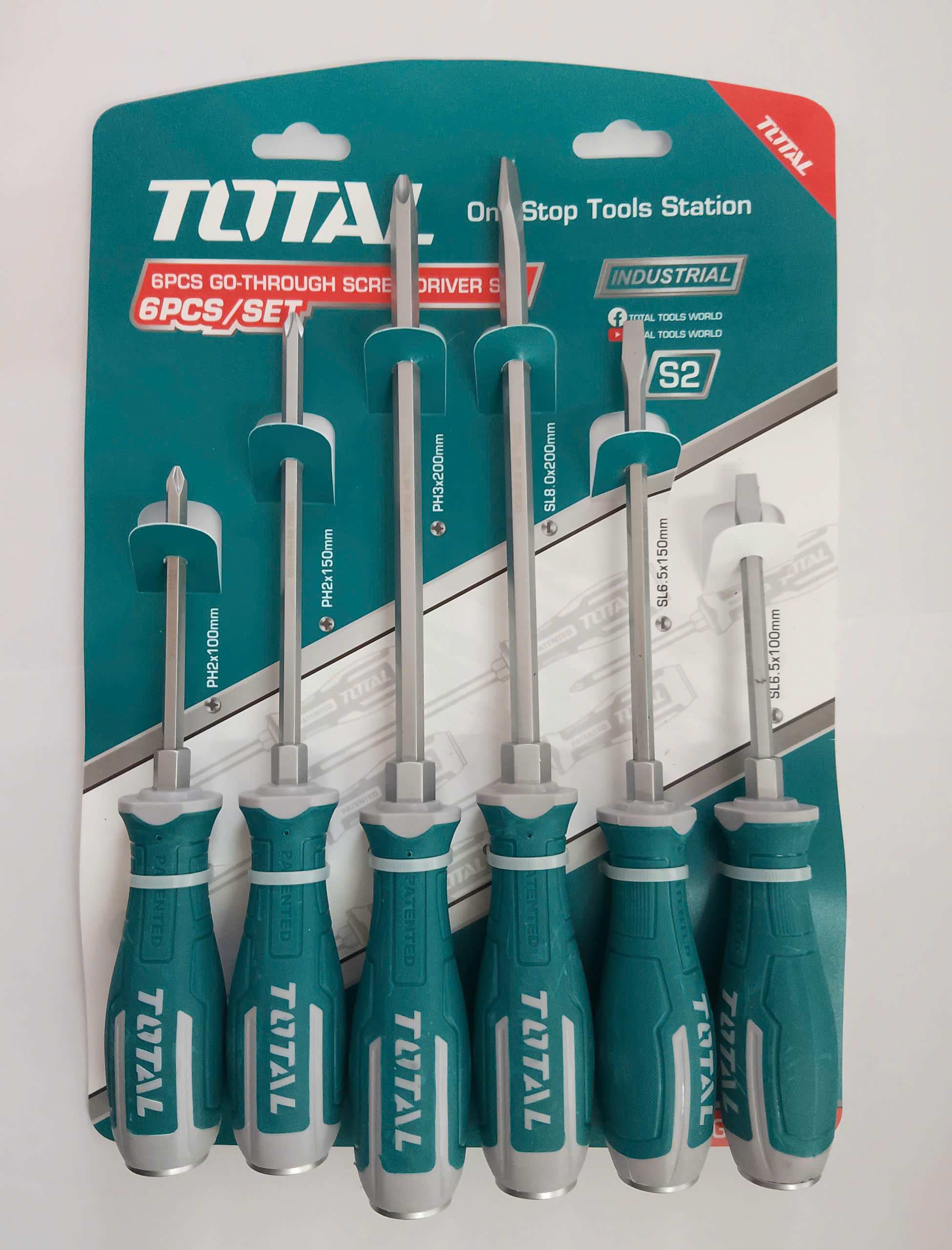 Hình ảnh 8 của mặt hàng Bộ 6 tua vít đóng xuyên total THGSS2606