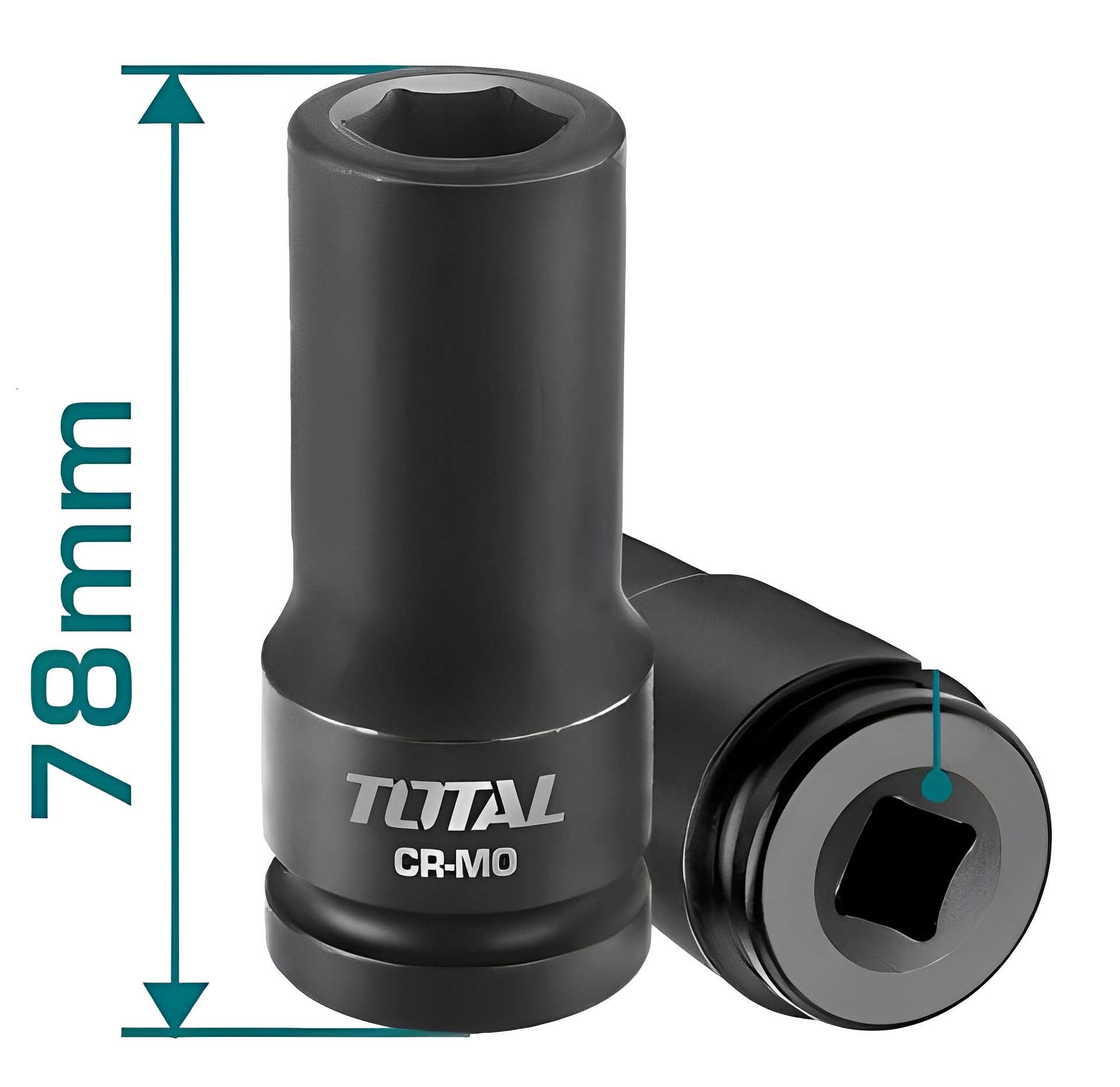 Hình ảnh 4 của mặt hàng Đầu tuýp tác động sâu 1/2 inch 22mm total THDIS12221L