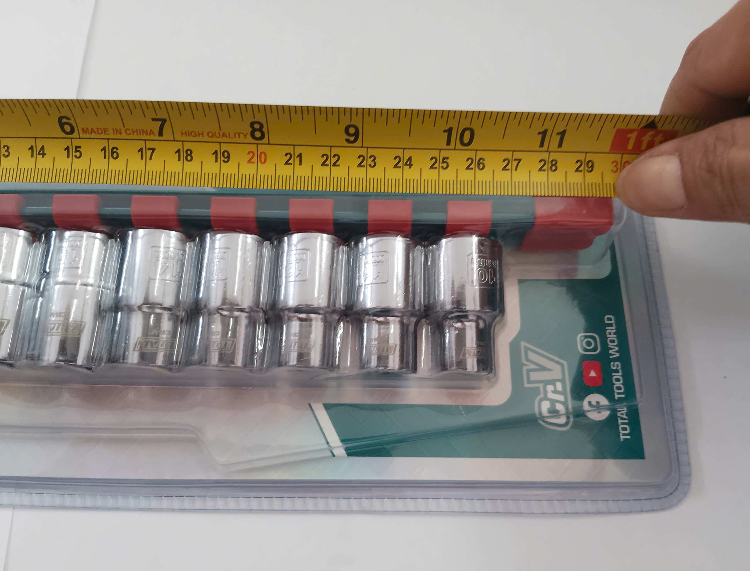 Hình ảnh 5 của mặt hàng Bộ 10 đầu tuýp 1/2 inch total THT121101
