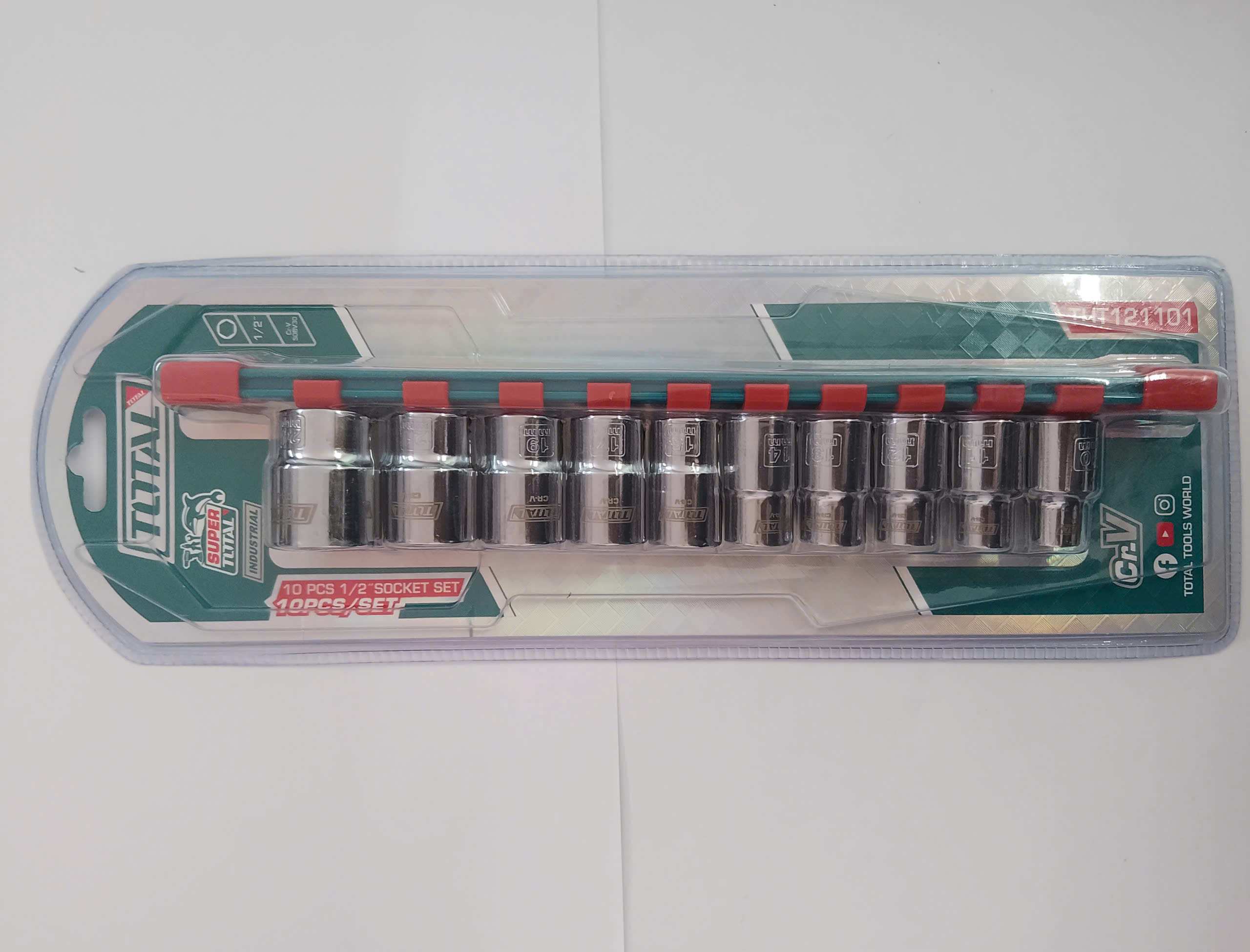 Hình ảnh 6 của mặt hàng Bộ 10 đầu tuýp 1/2 inch total THT121101
