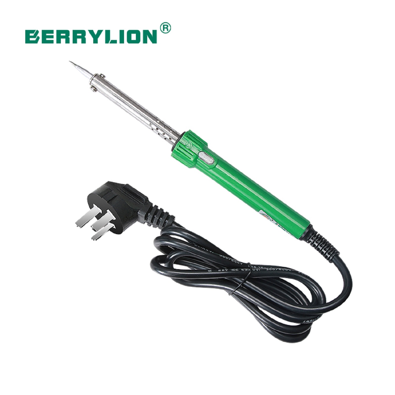 Hình ảnh 1 của mặt hàng Mỏ hàn thiếc không chì phích cắm 3 chấu có đèn 60W Berrylion 031402060