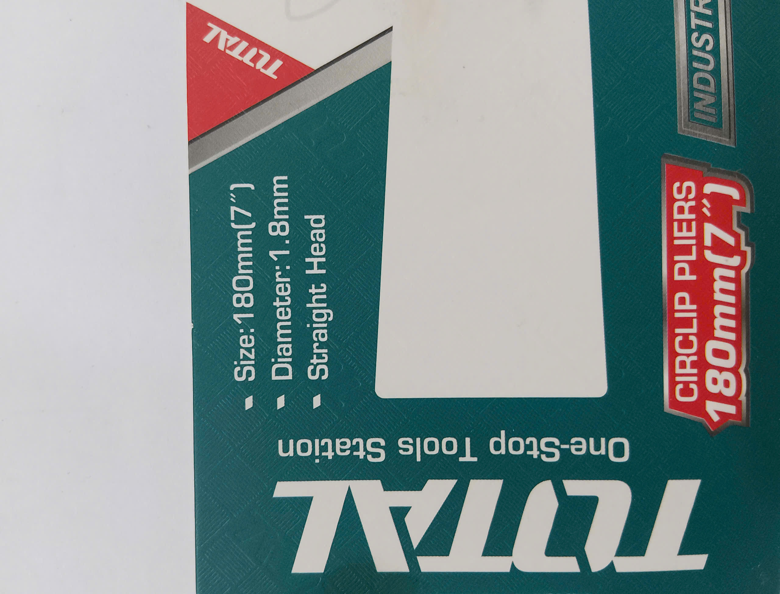 Hình ảnh 14 của mặt hàng Kềm mở phe trong đầu thẳng 180mm total THTJ21803