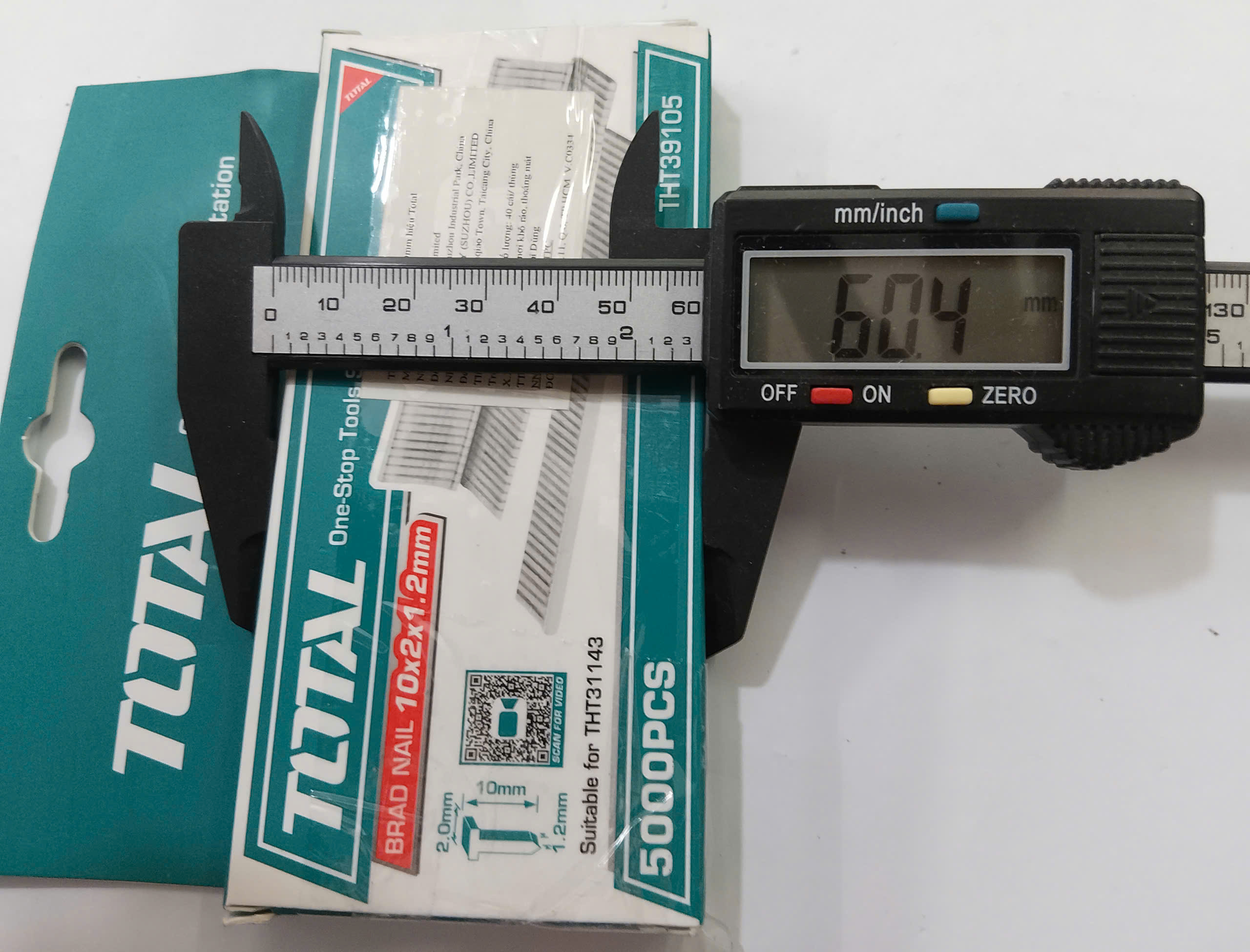 Hình ảnh 7 của mặt hàng Đinh bấm thẳng 10mm total THT39105