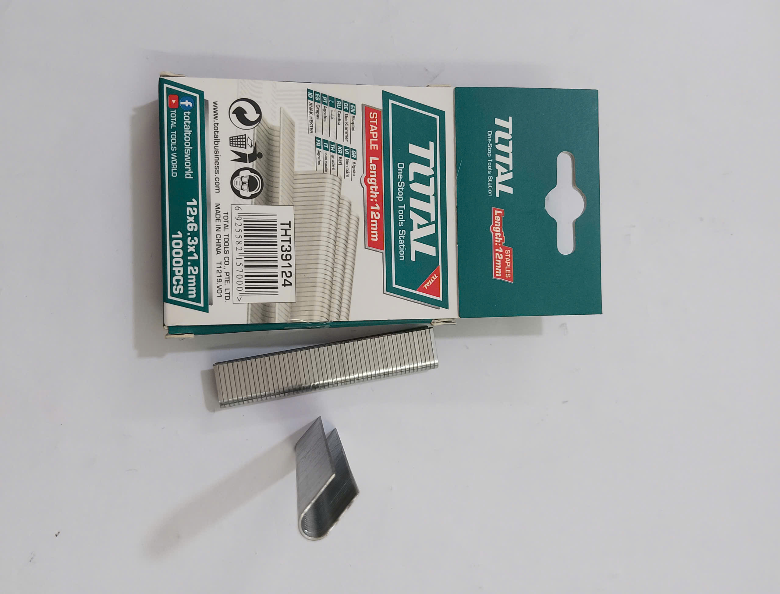 Hình ảnh 13 của mặt hàng Đinh gim bấm chữ U 12mm total THT39124