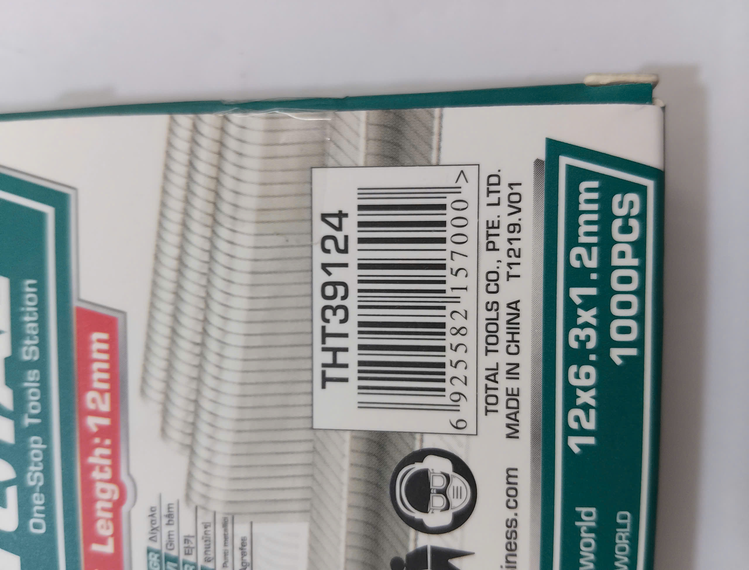 Hình ảnh 9 của mặt hàng Đinh gim bấm chữ U 12mm total THT39124