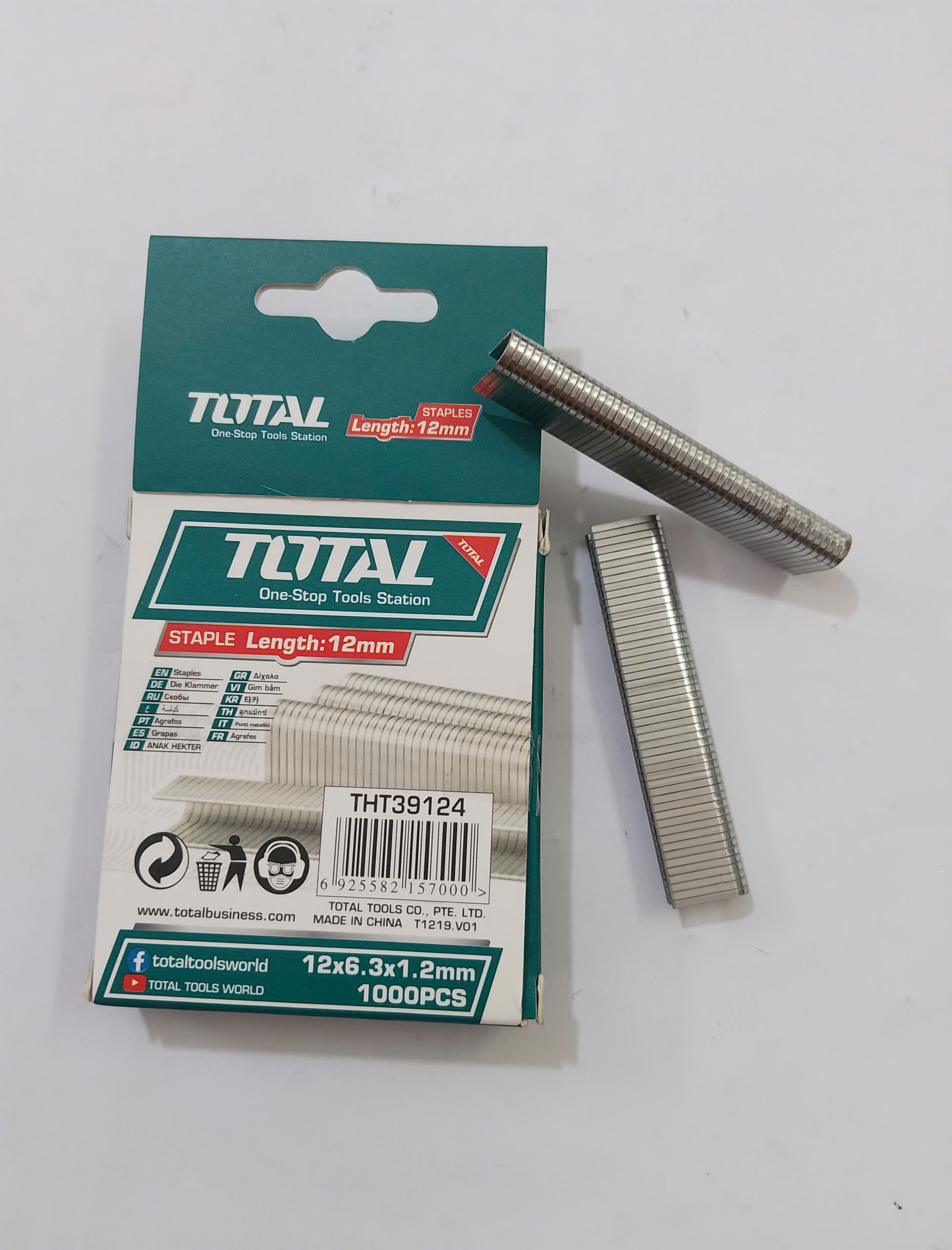 Hình ảnh 12 của mặt hàng Đinh gim bấm chữ U 12mm total THT39124