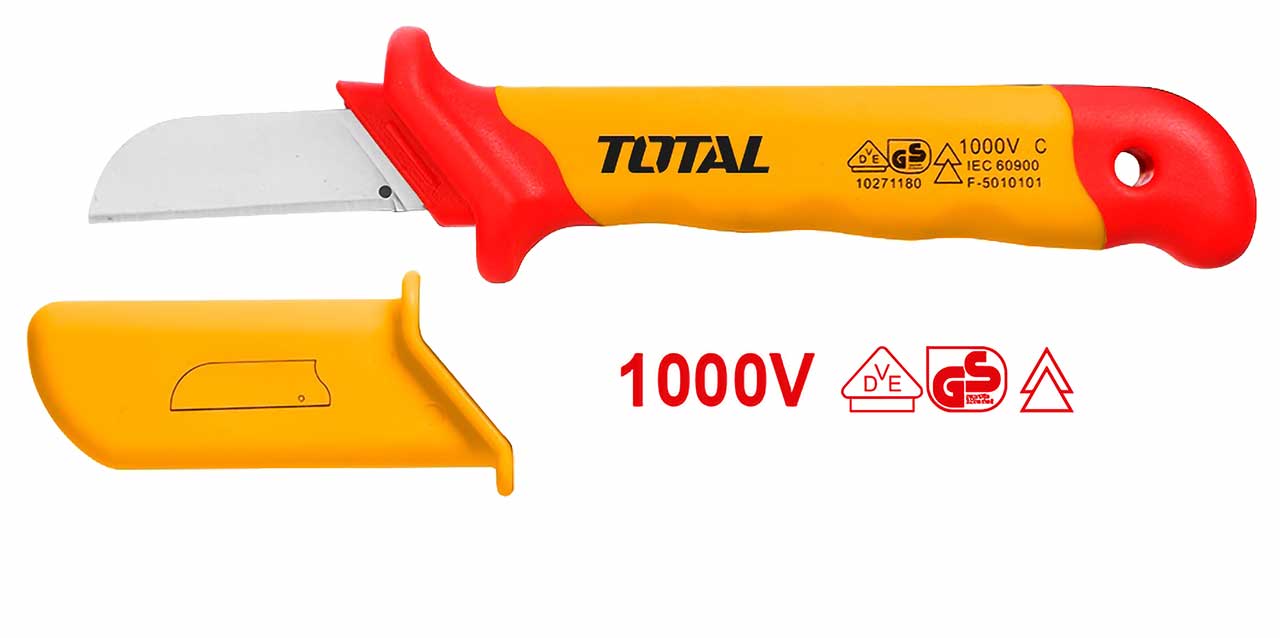 Hình ảnh 1 của mặt hàng Dụng cụ tước dây điện cách điện lưỡi thẳng total THICK1801