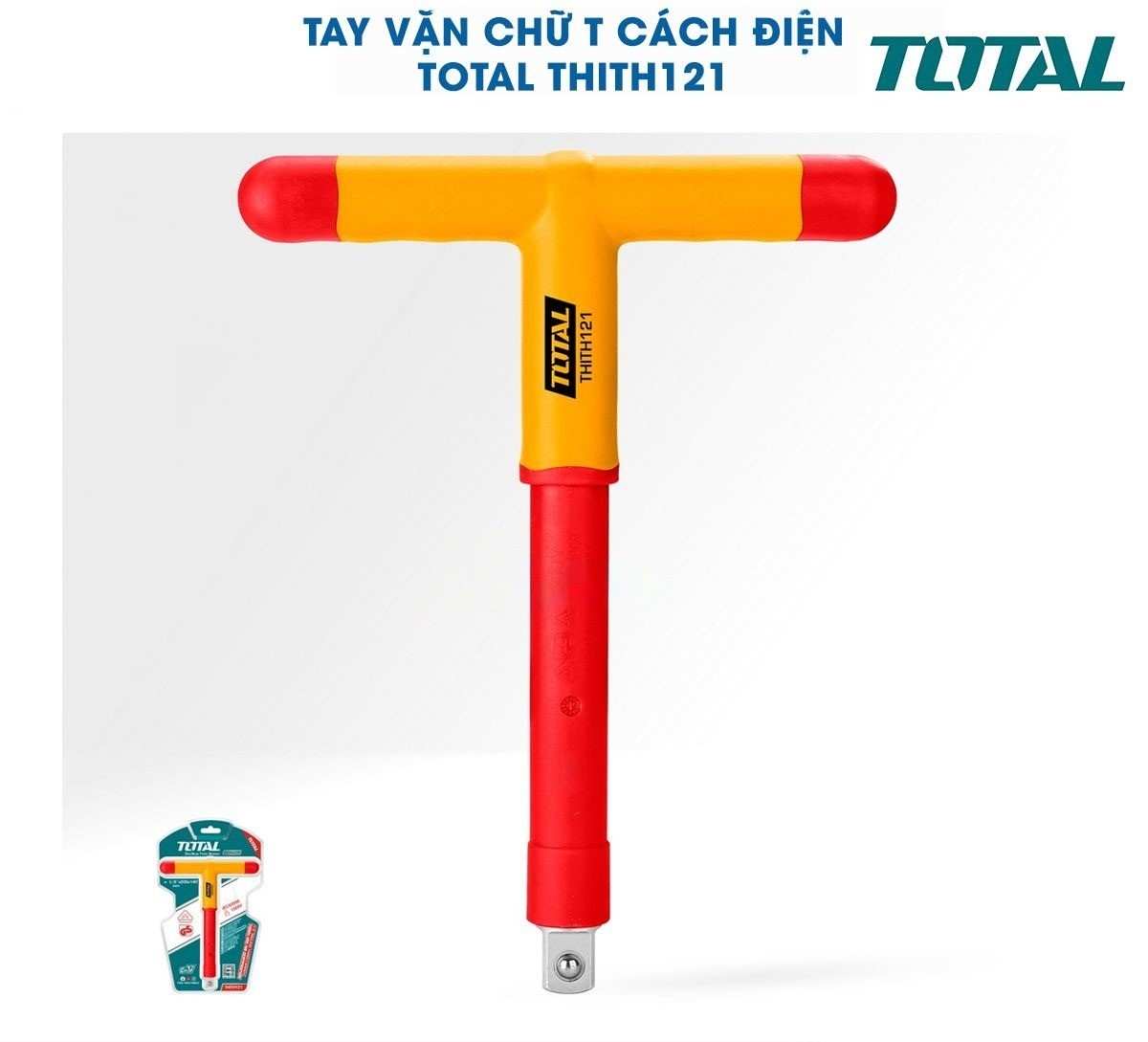 Hình ảnh 2 của mặt hàng Chìa vặn tay cầm chữ T cách điện 1/2 inch total THITH121