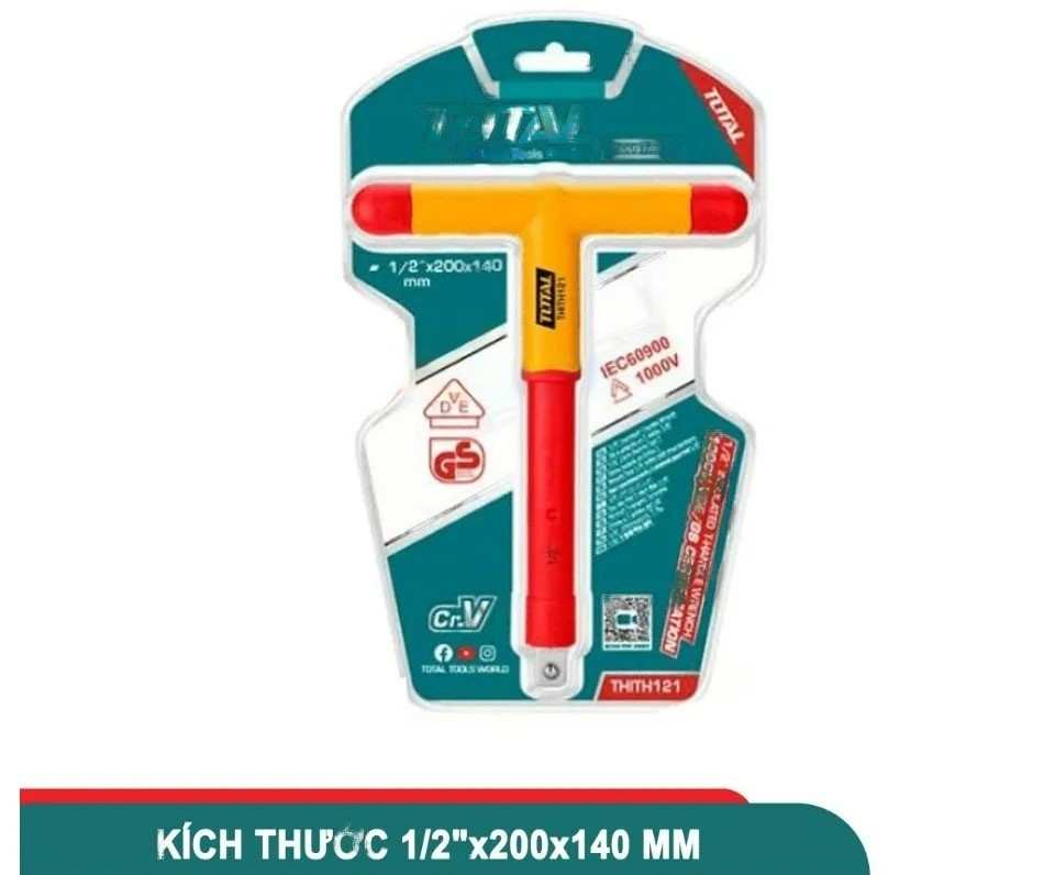 Hình ảnh 3 của mặt hàng Chìa vặn tay cầm chữ T cách điện 1/2 inch total THITH121