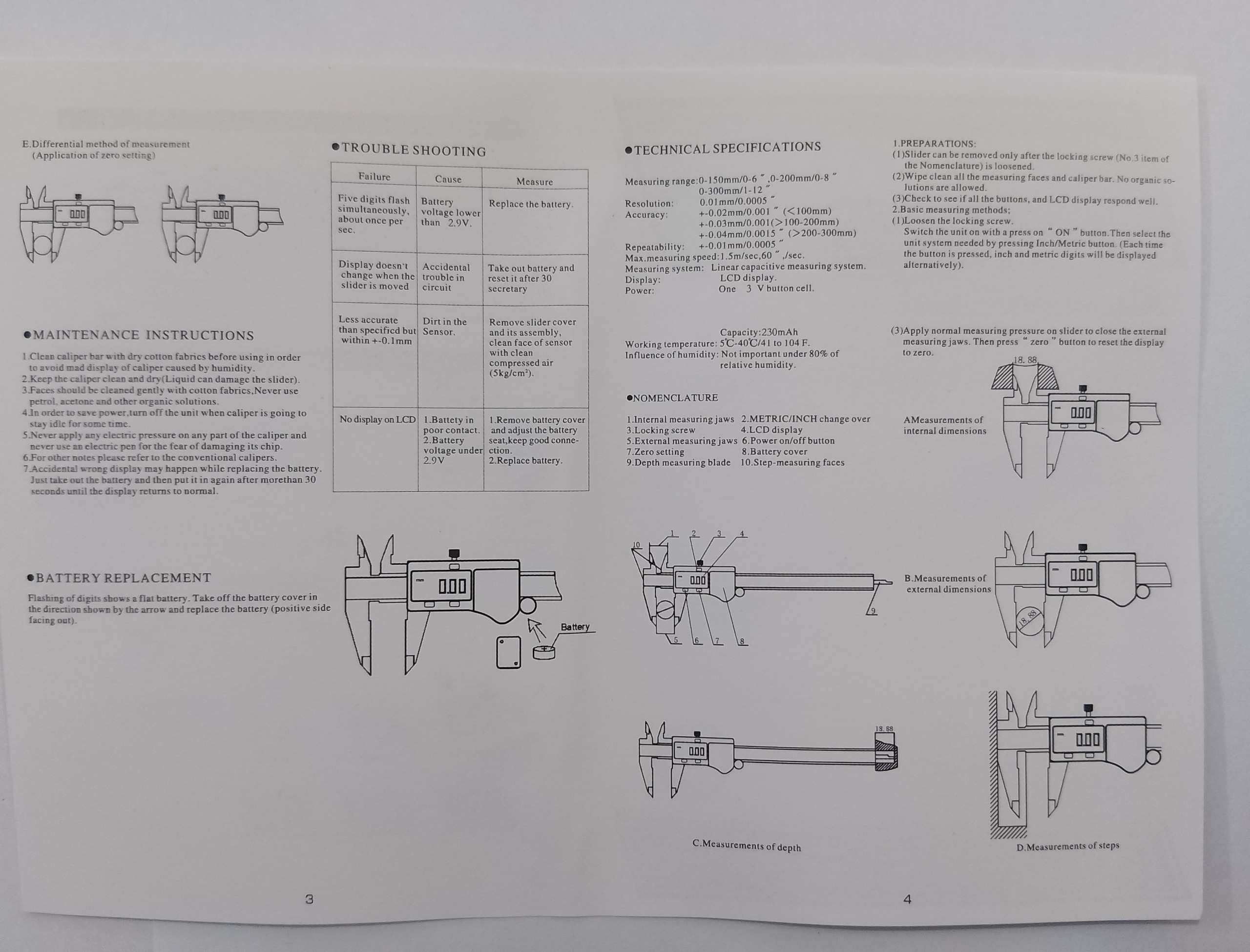 Hình ảnh 17 của mặt hàng Thước cặp điện tử total TMT322006