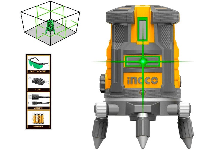 Hình ảnh 3 của mặt hàng Máy đo laser xây dựng Ingco HLL156501
