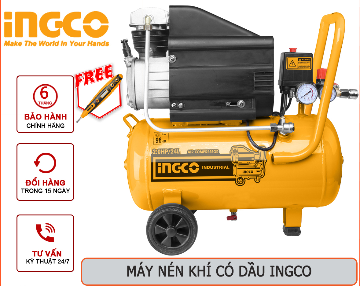 Hình ảnh 1 của mặt hàng Máy nén khí dây curoa Ingco AC301008T