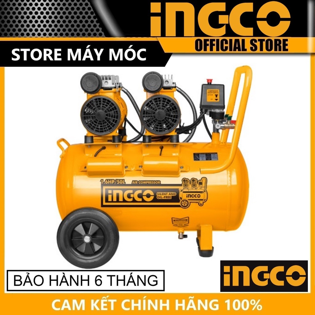 Hình ảnh 5 của mặt hàng Máy nén khí không dầu Ingco ACS215506T