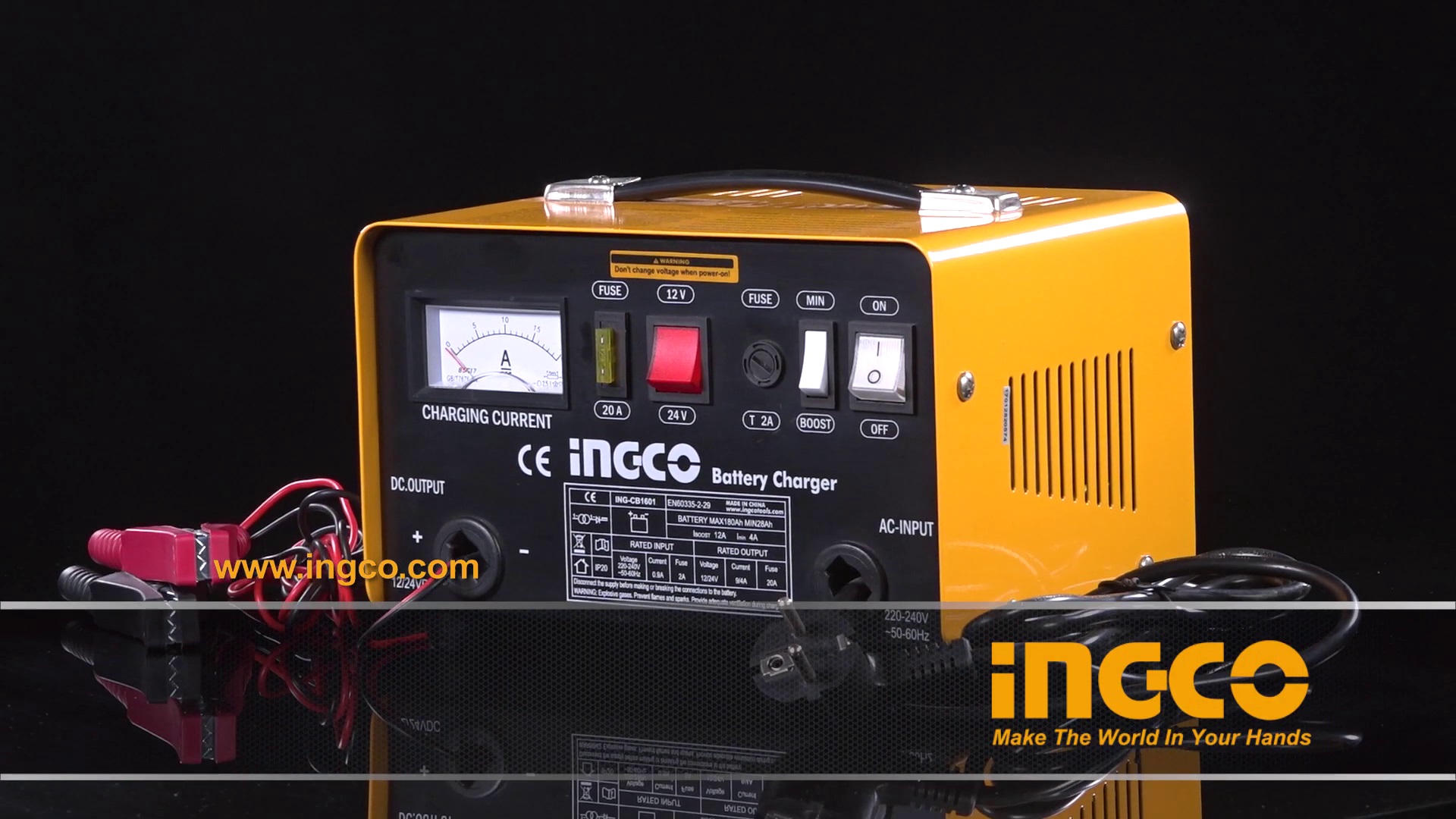 Hình ảnh 14 của mặt hàng Máy sạc bình Ingco ING-CB1601
