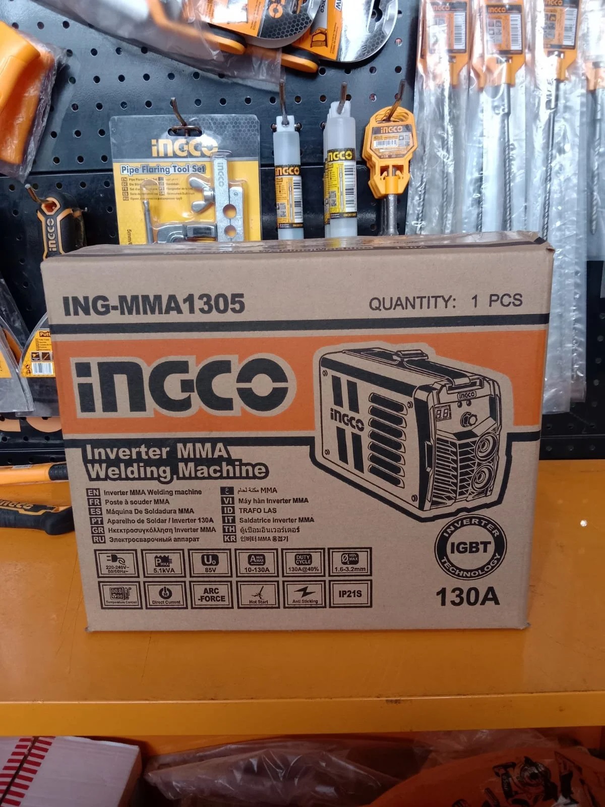 Hình ảnh 1 của mặt hàng Máy hàn điện tử 130A Ingco ING-MMA1305