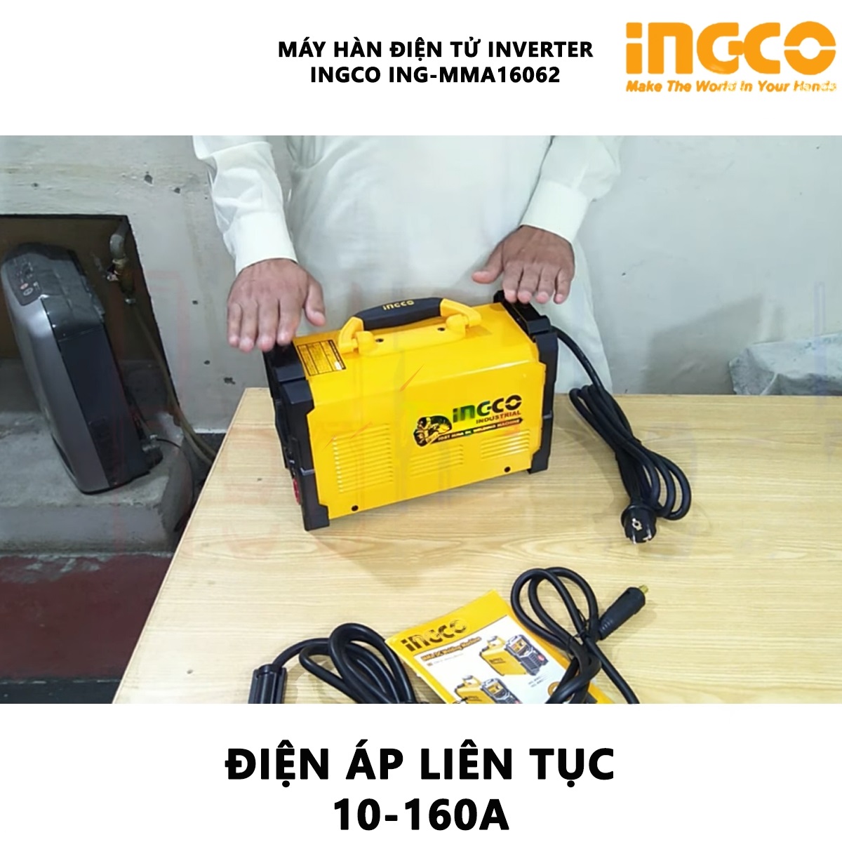 Hình ảnh 5 của mặt hàng Máy hàn điện tử 160A Ingco ING-MMA16062