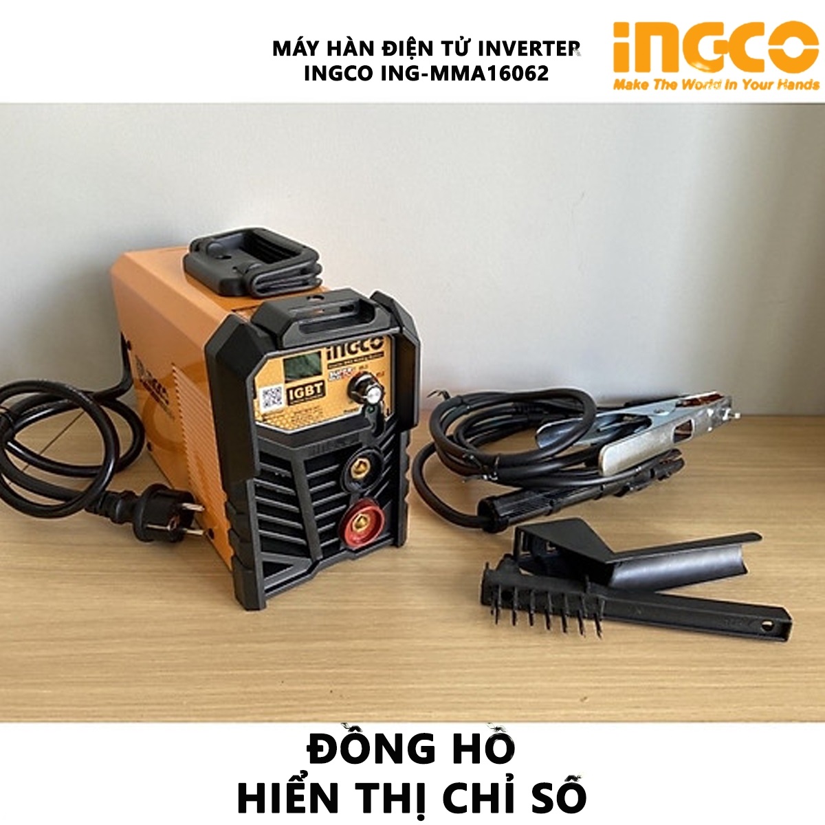 Hình ảnh 8 của mặt hàng Máy hàn điện tử 160A Ingco ING-MMA16062