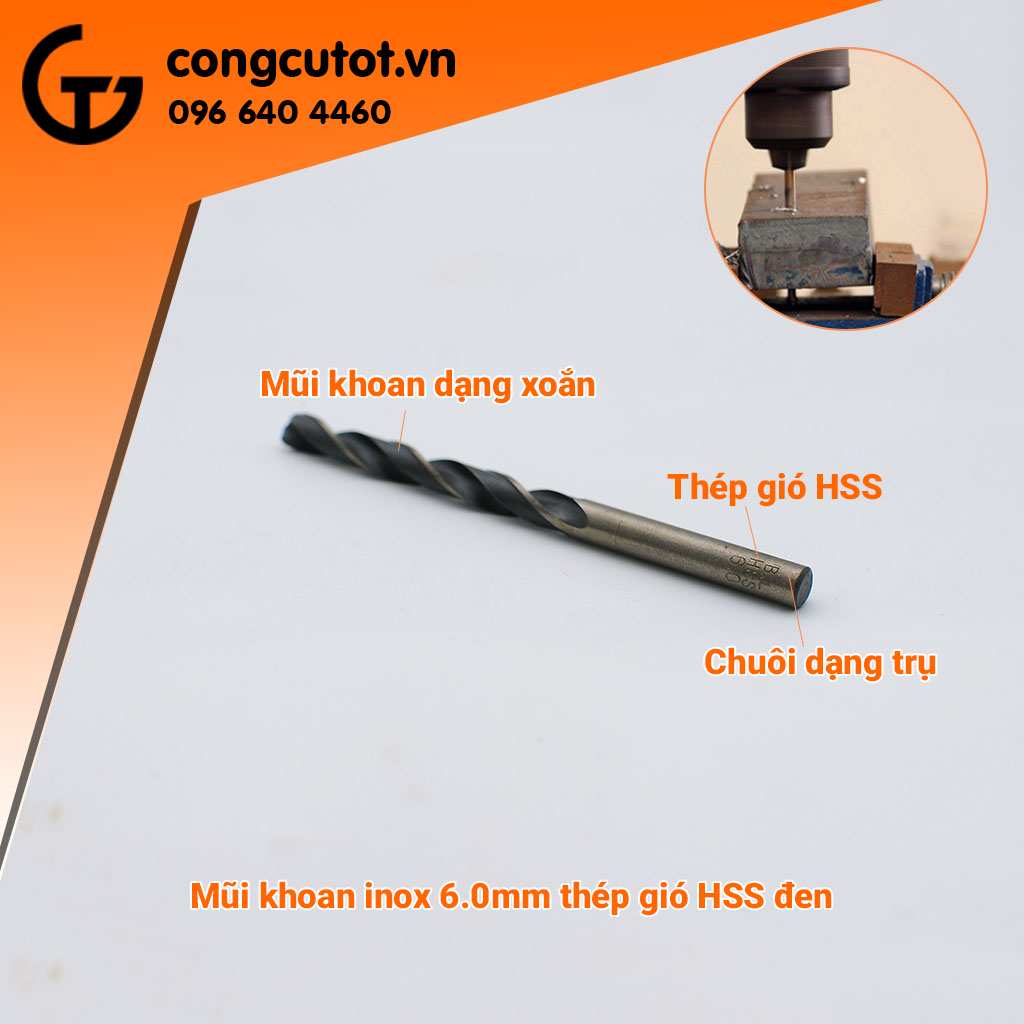 Hình ảnh 5 của mặt hàng Bộ 13 mũi khoan đen (1.5 - 6.5mm)