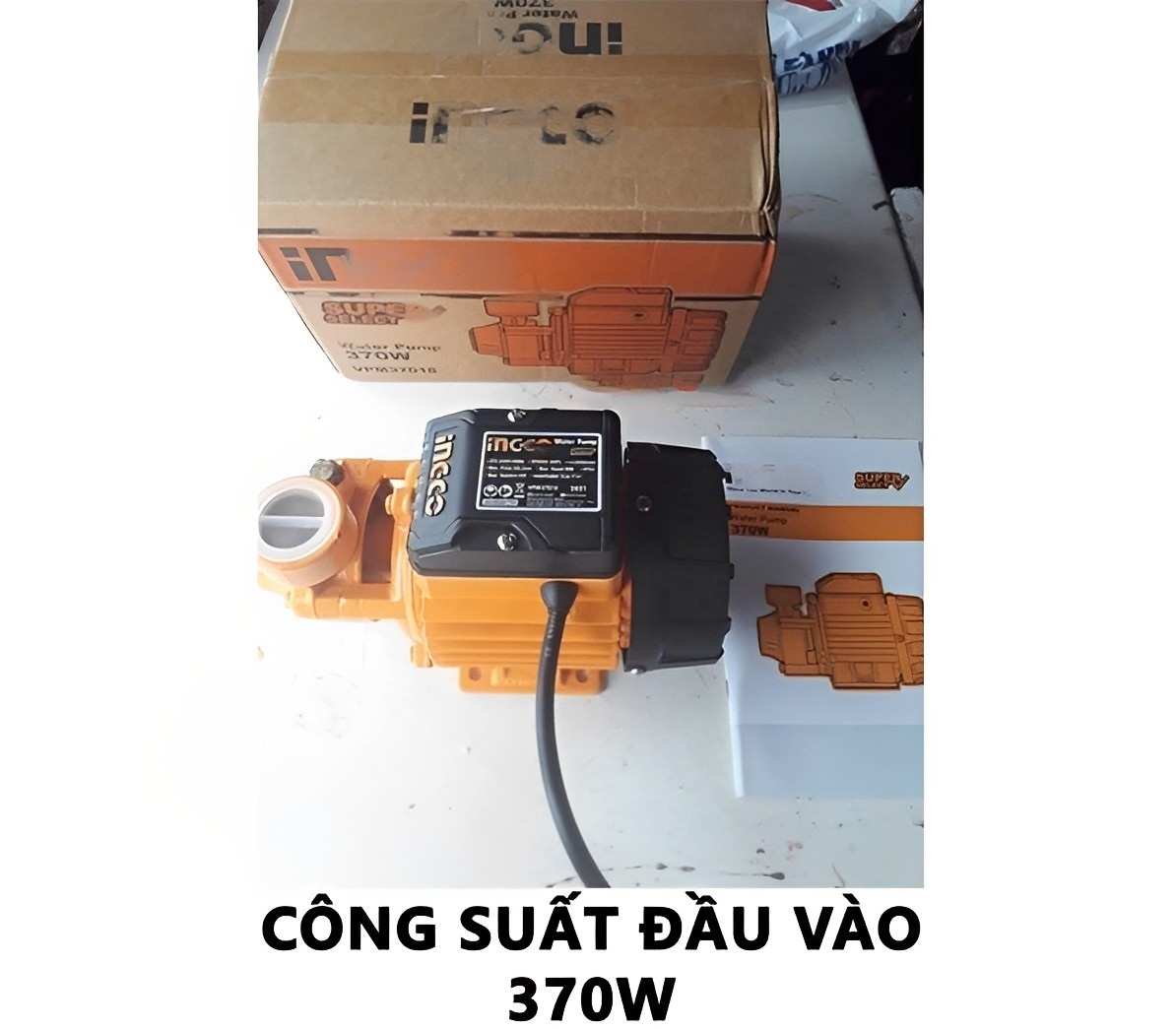 Hình ảnh 3 của mặt hàng Máy bơm nước Ingco VPM37018