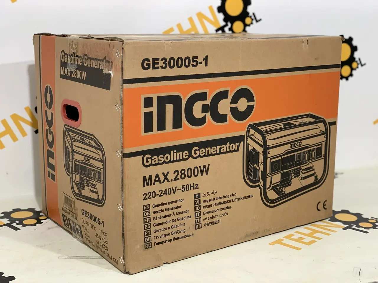 Hình ảnh 1 của mặt hàng Máy phát điện dùng xăng Ingco GE30005-1