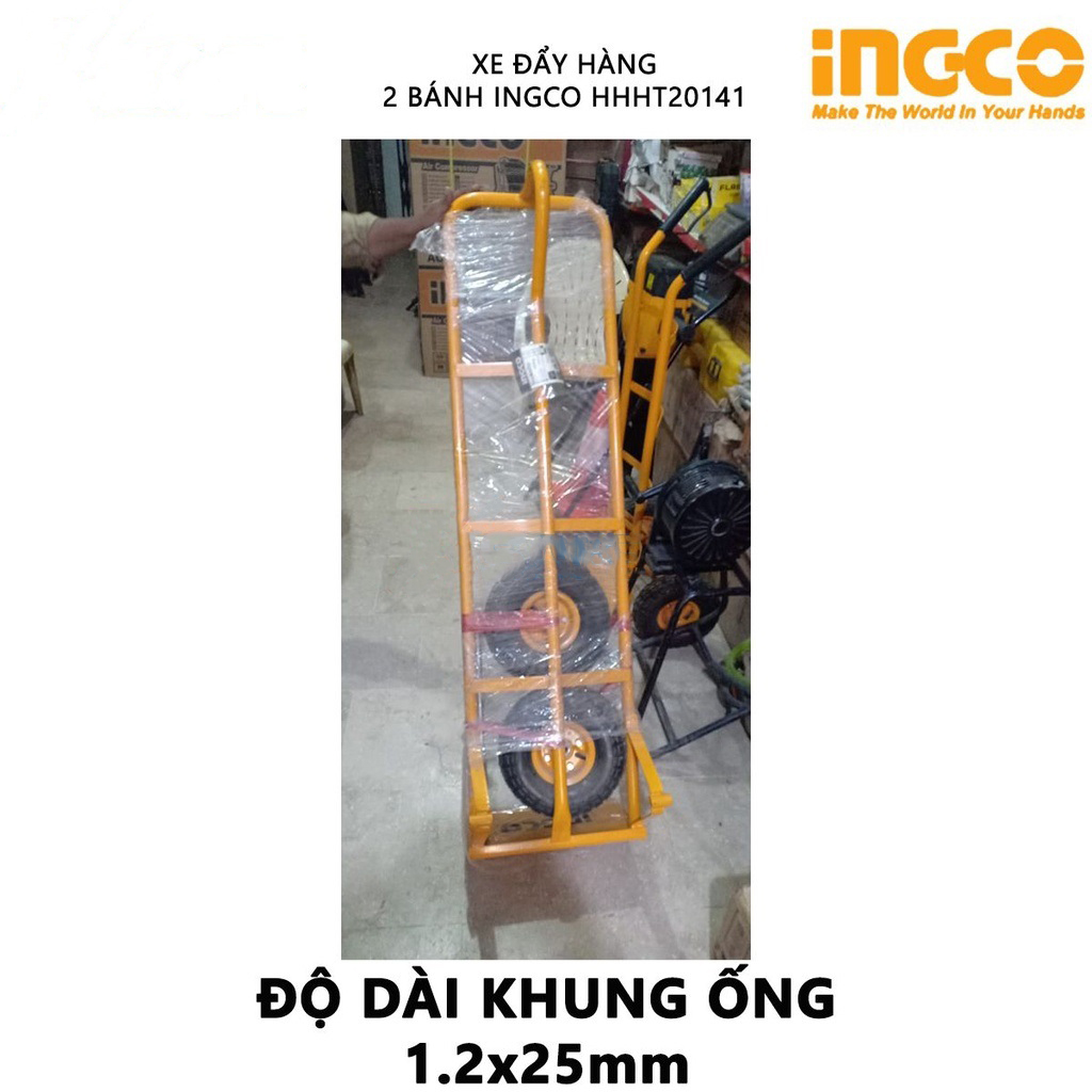 Hình ảnh 3 của mặt hàng Xe đẩy hàng 2 bánh (200kg) Ingco HHHT20141