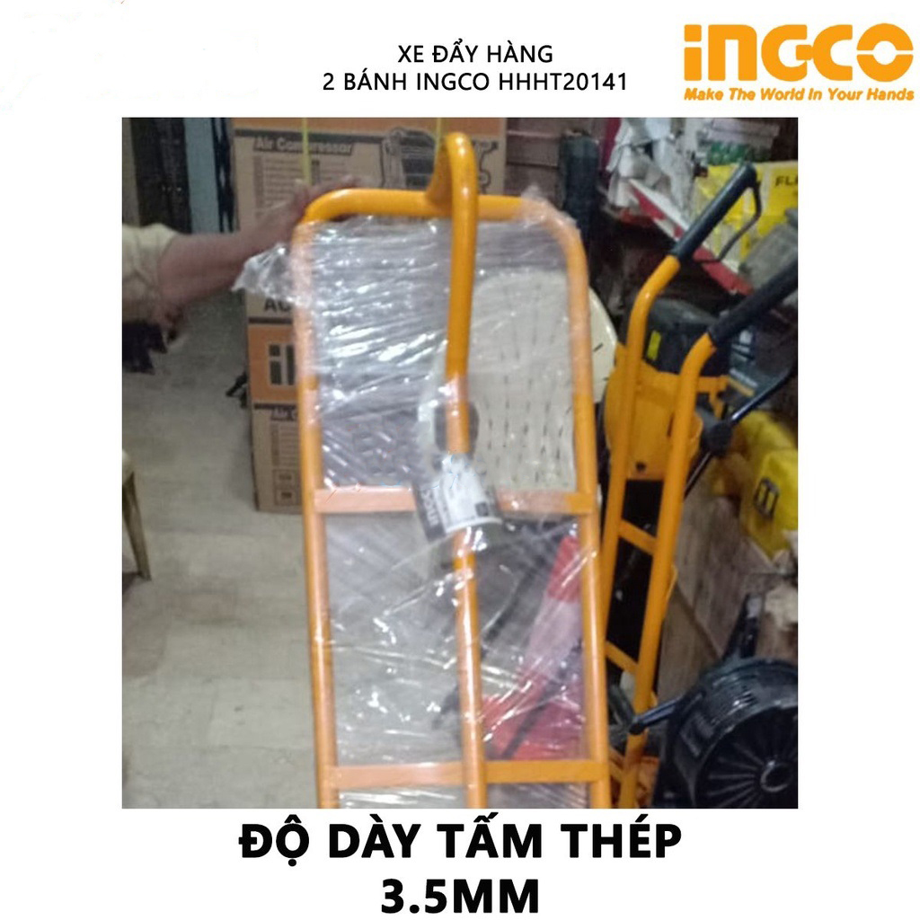 Hình ảnh 4 của mặt hàng Xe đẩy hàng 2 bánh (200kg) Ingco HHHT20141