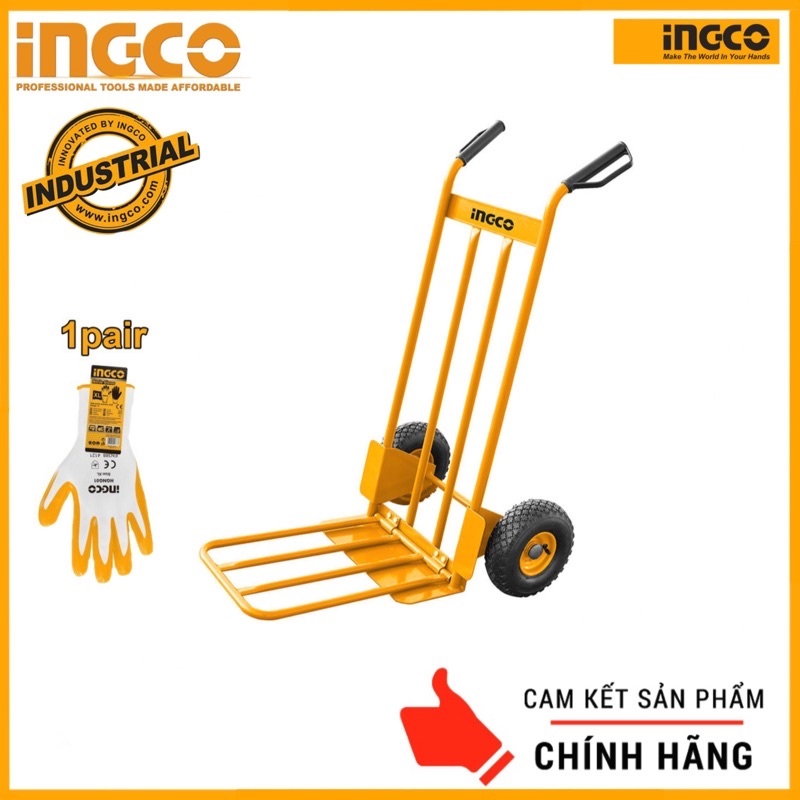 Hình ảnh 4 của mặt hàng Xe đẩy hàng 2 bánh tay cầm (200kg) Ingco HHHT20771