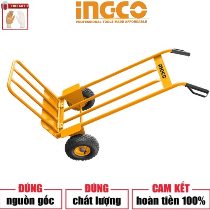 Hình ảnh 3 của mặt hàng Xe đẩy hàng 2 bánh tay cầm (200kg) Ingco HHHT20771