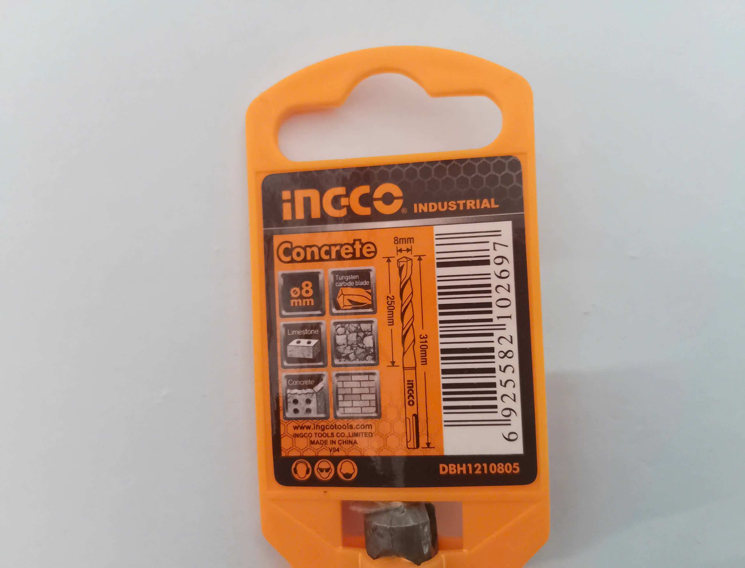 Hình ảnh 2 của mặt hàng Mũi khoan bê tông đuôi gài Ingco DBH1210805