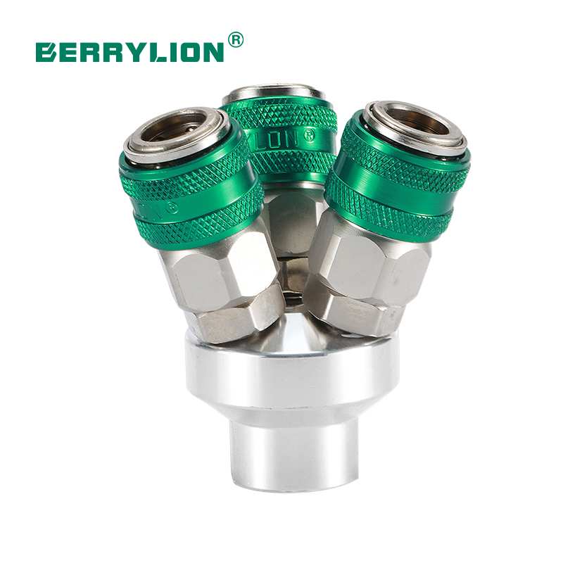 Hình ảnh 2 của mặt hàng Đầu chia hơi 3 chạc tròn thay nhanh Berrylion 050309003